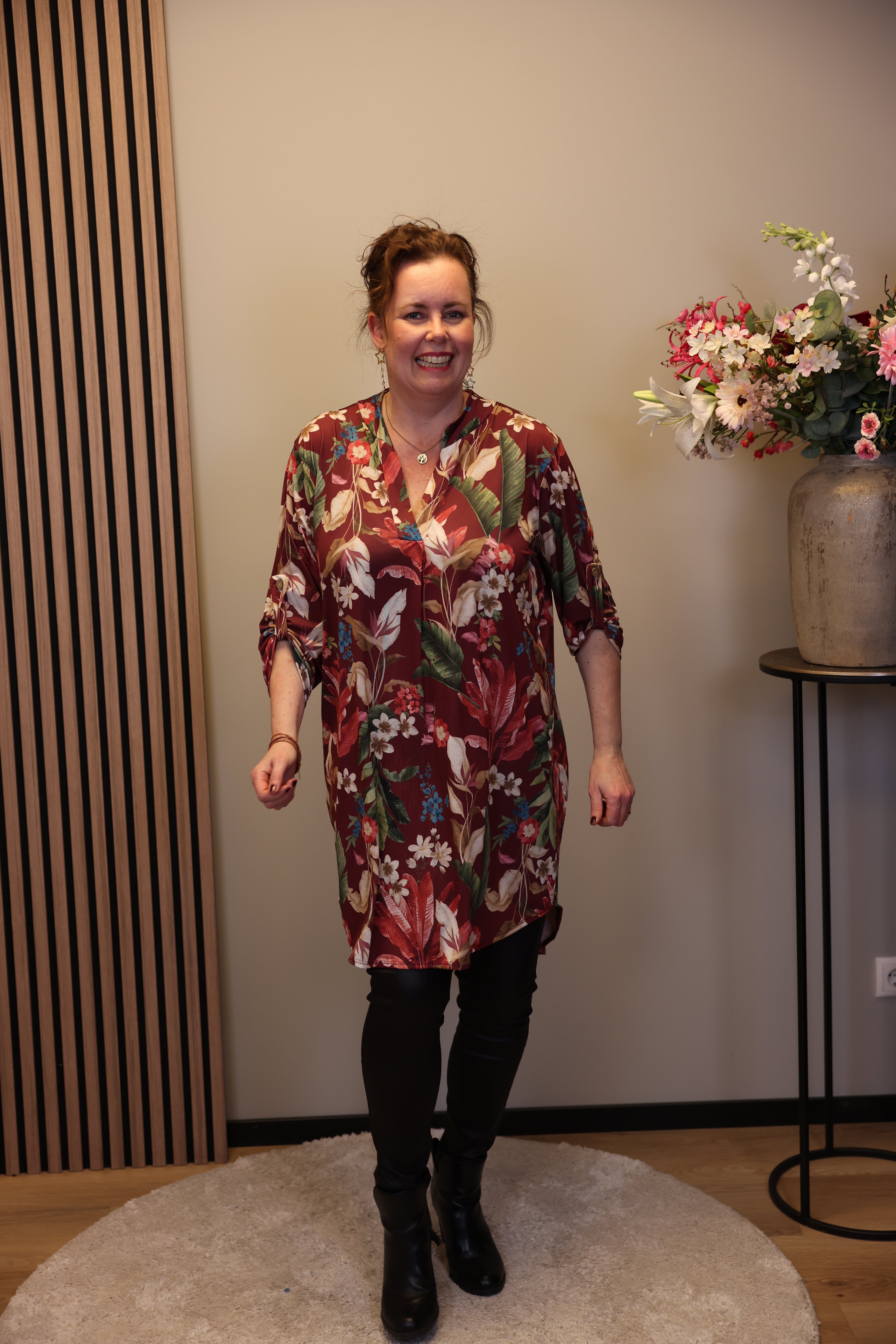 Noëlle | tuniek roze 52 t/m 58