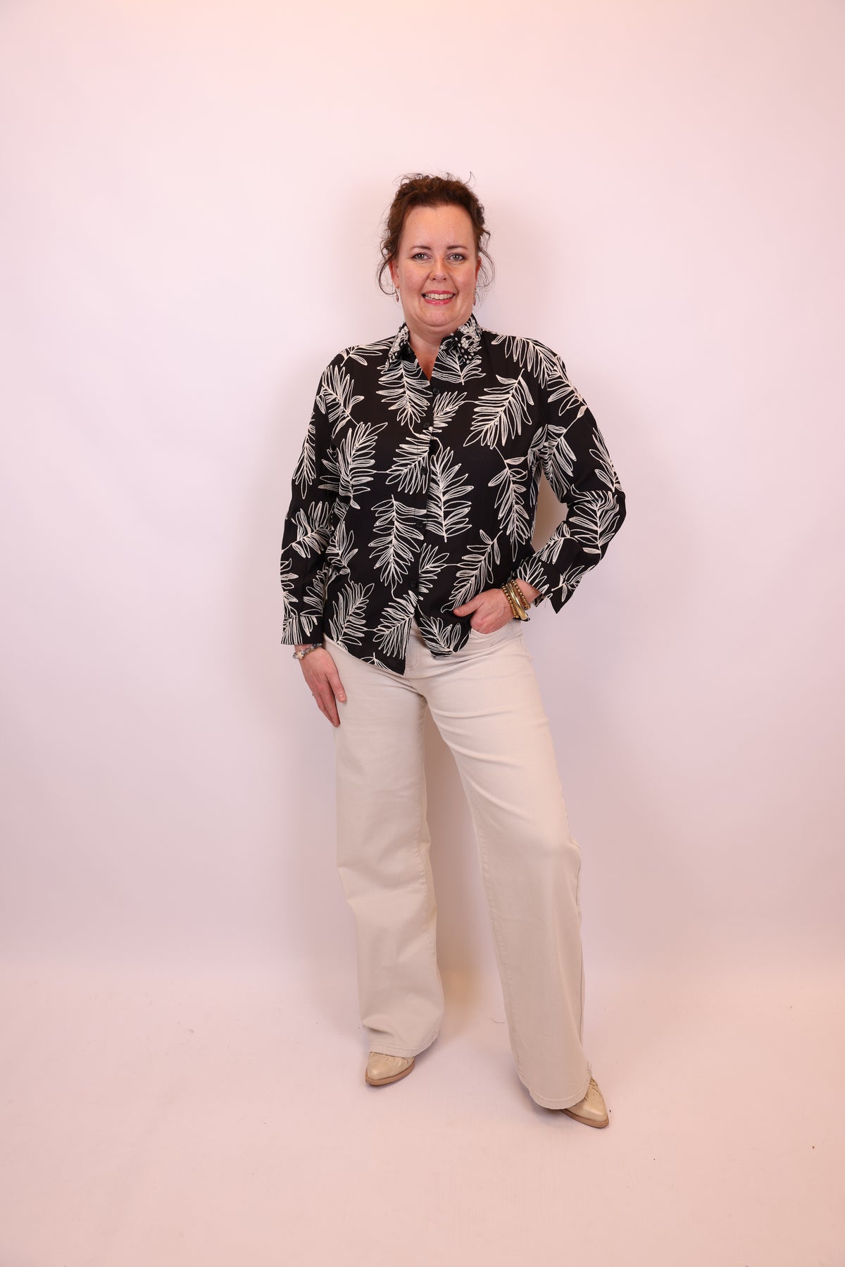 Skye | Blouse zwart