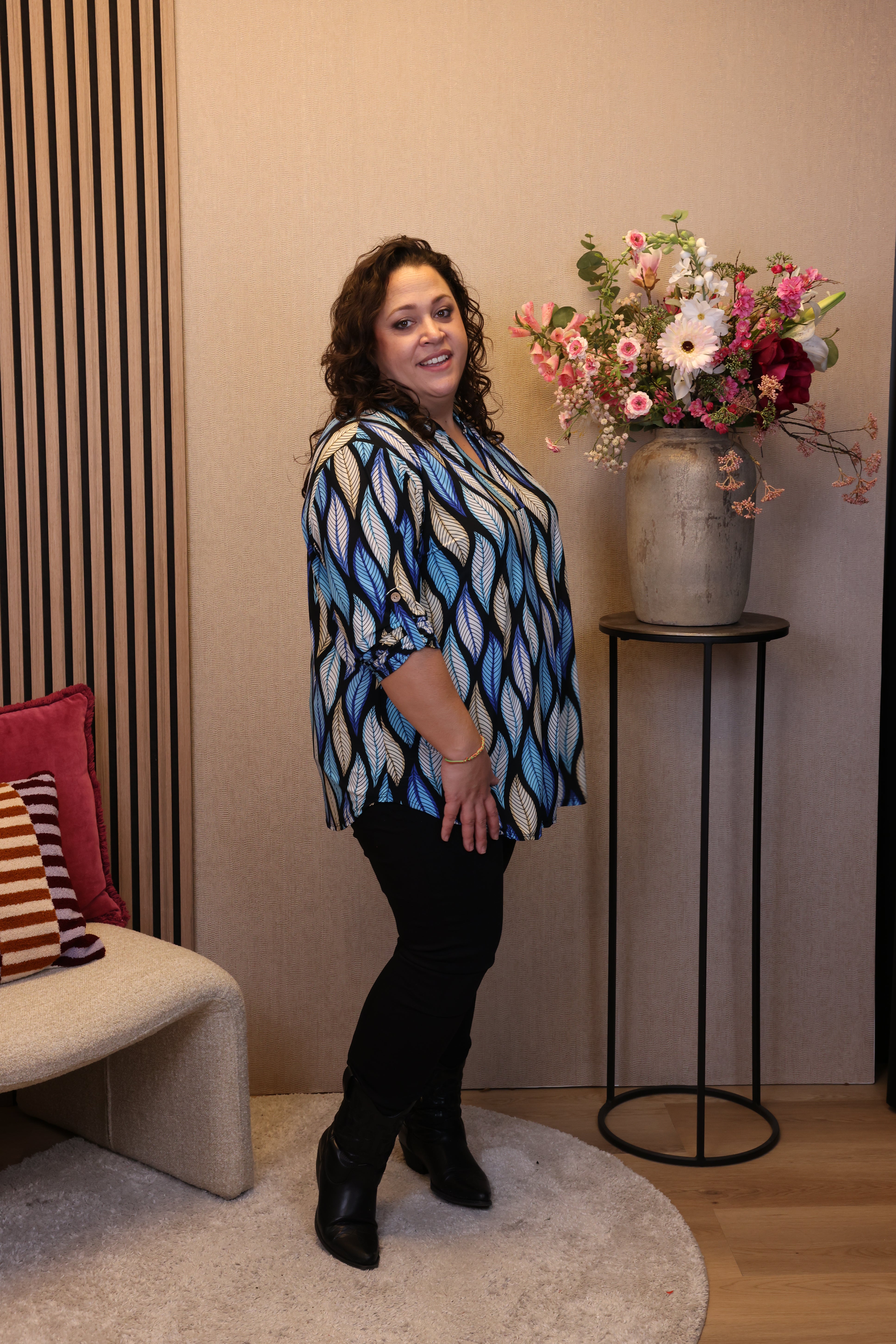 Pleun | Blouse blauw