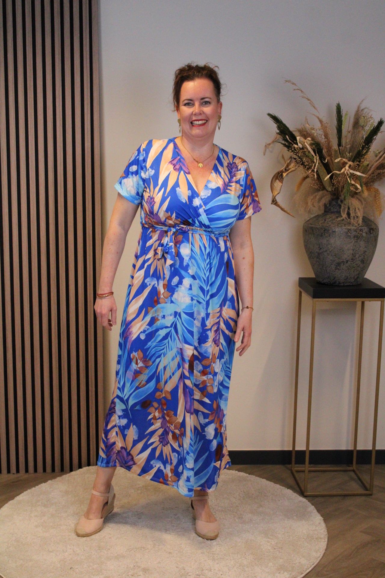 Annabel | Jurk blauw 38 t/m 44