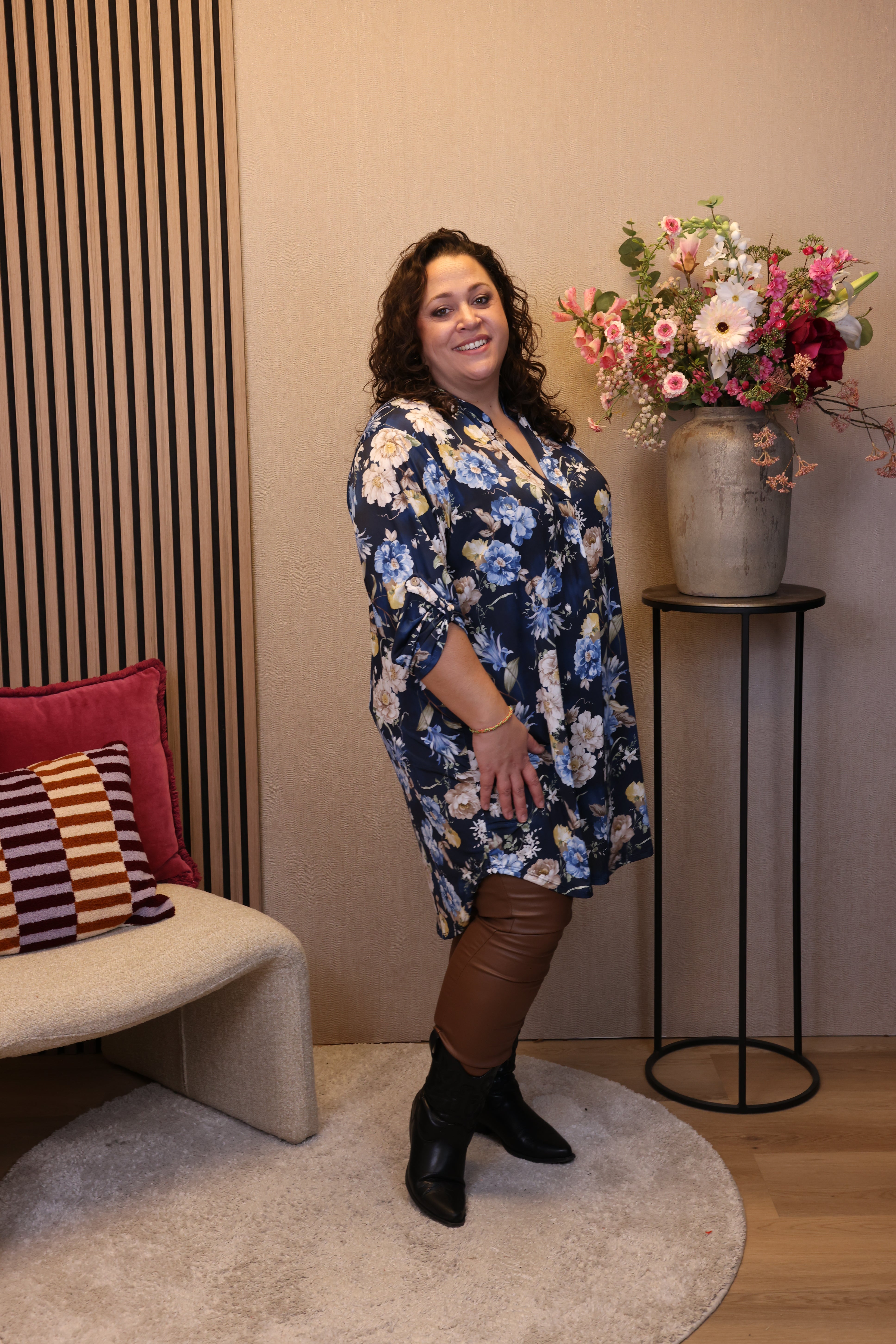 Nathalie | Tuniek blauw