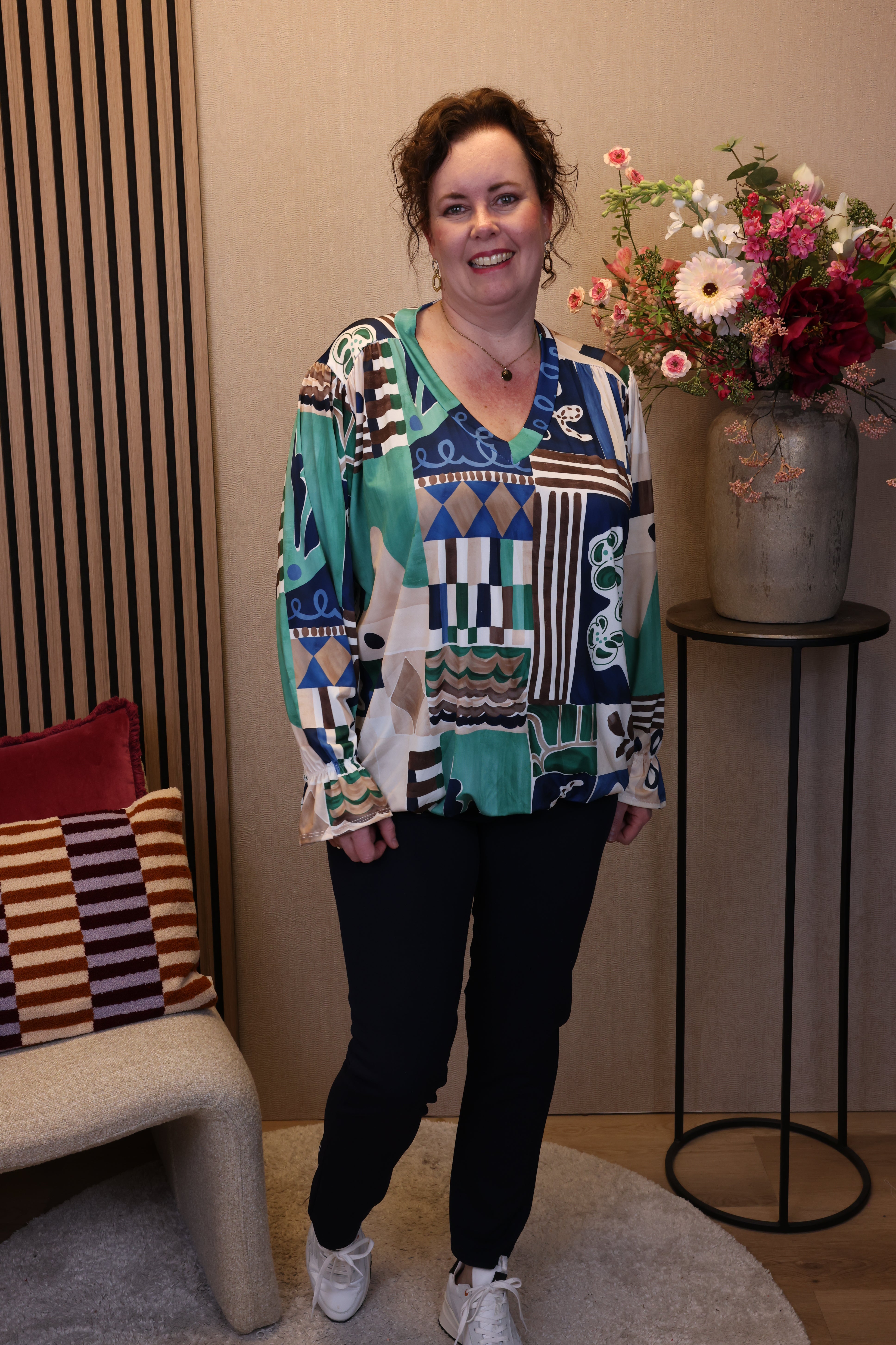 Fenke | Ballon top blauw