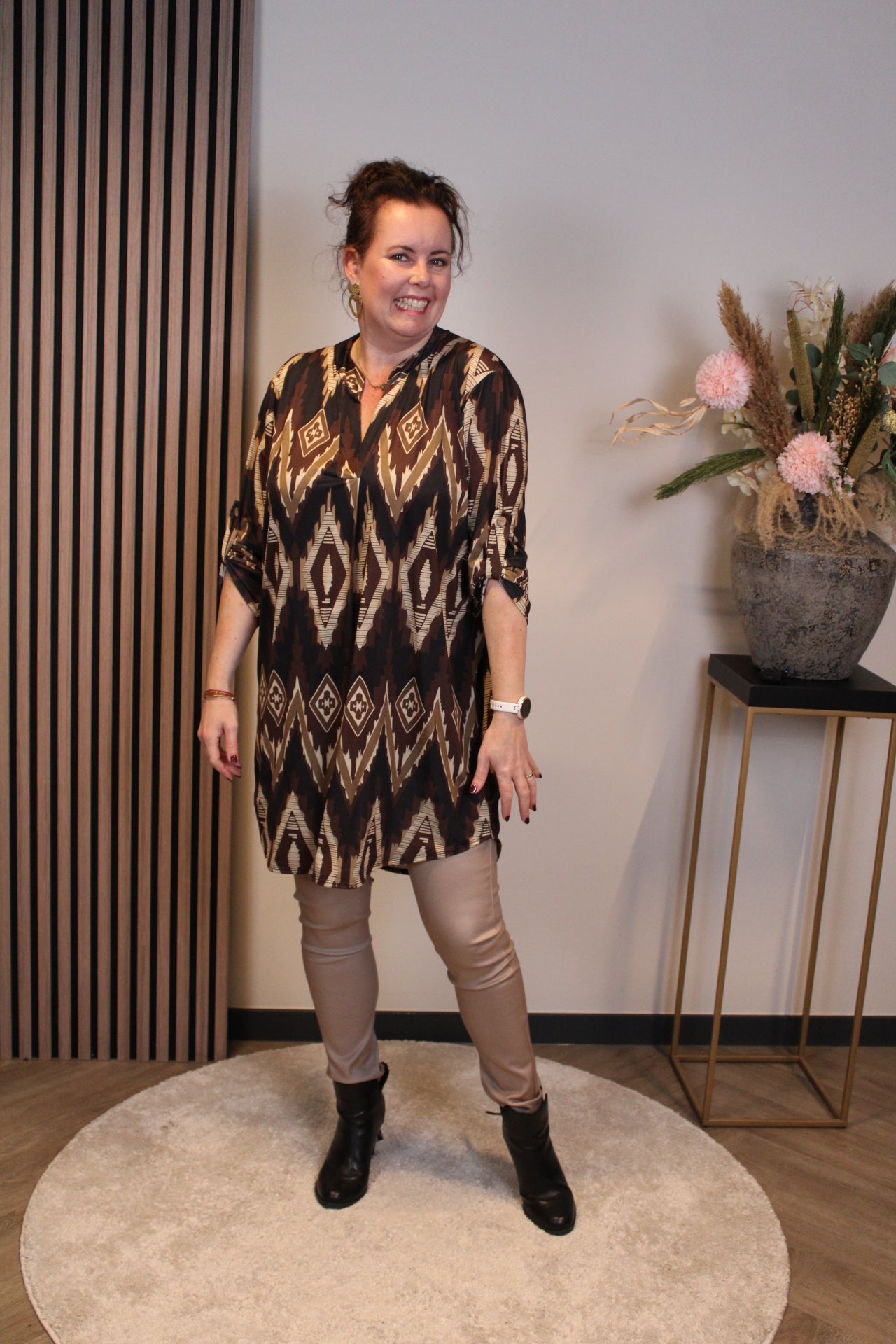 Iveta | tuniek bruin 38 t/m 48