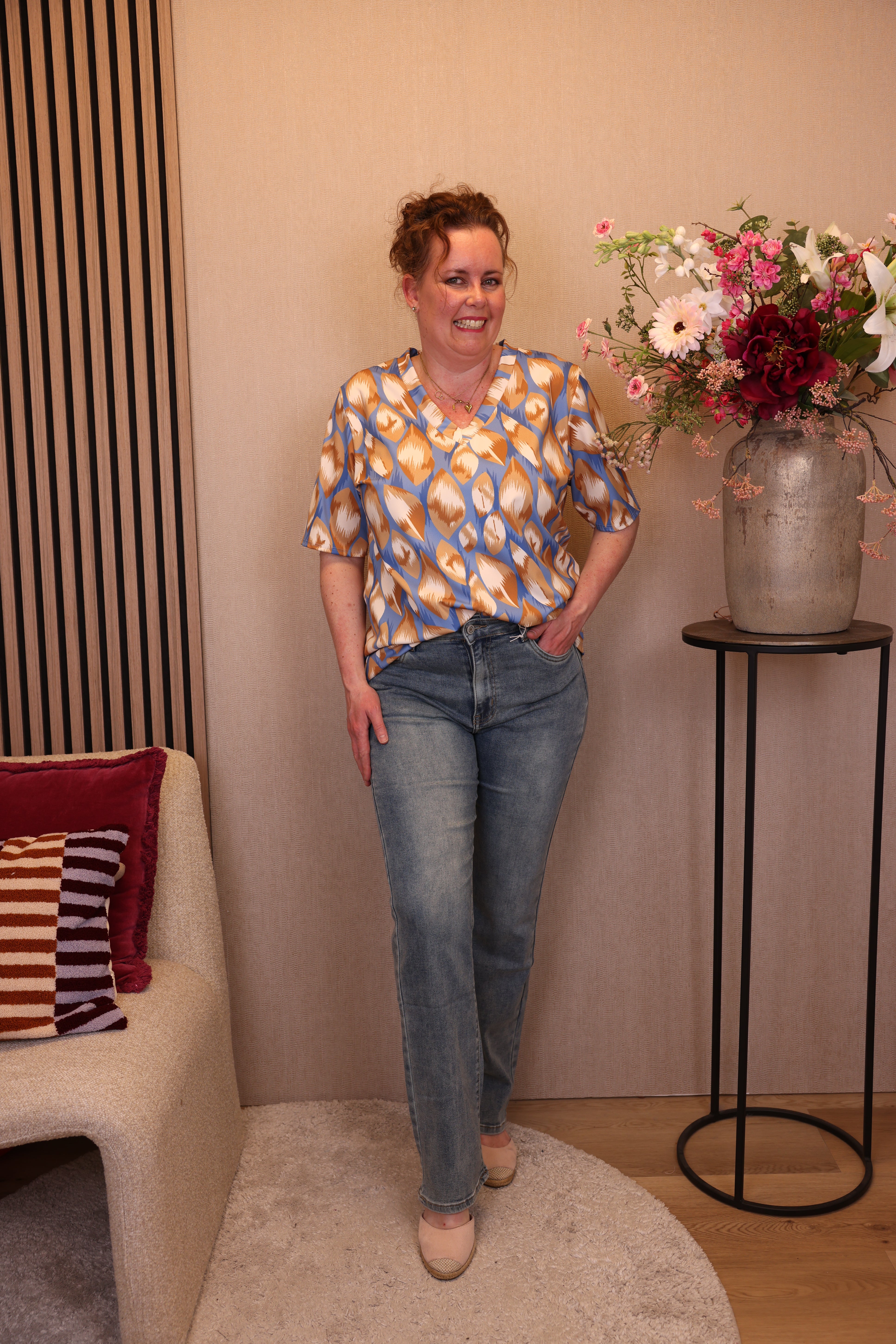 Iris | Jeans Vintage blauw 40 - 48