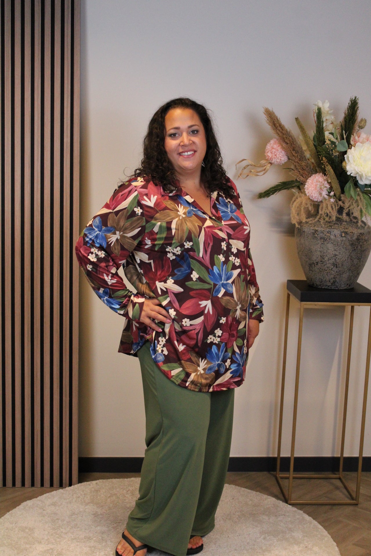 fleur | Blouse lange mouw 48 t/m 52