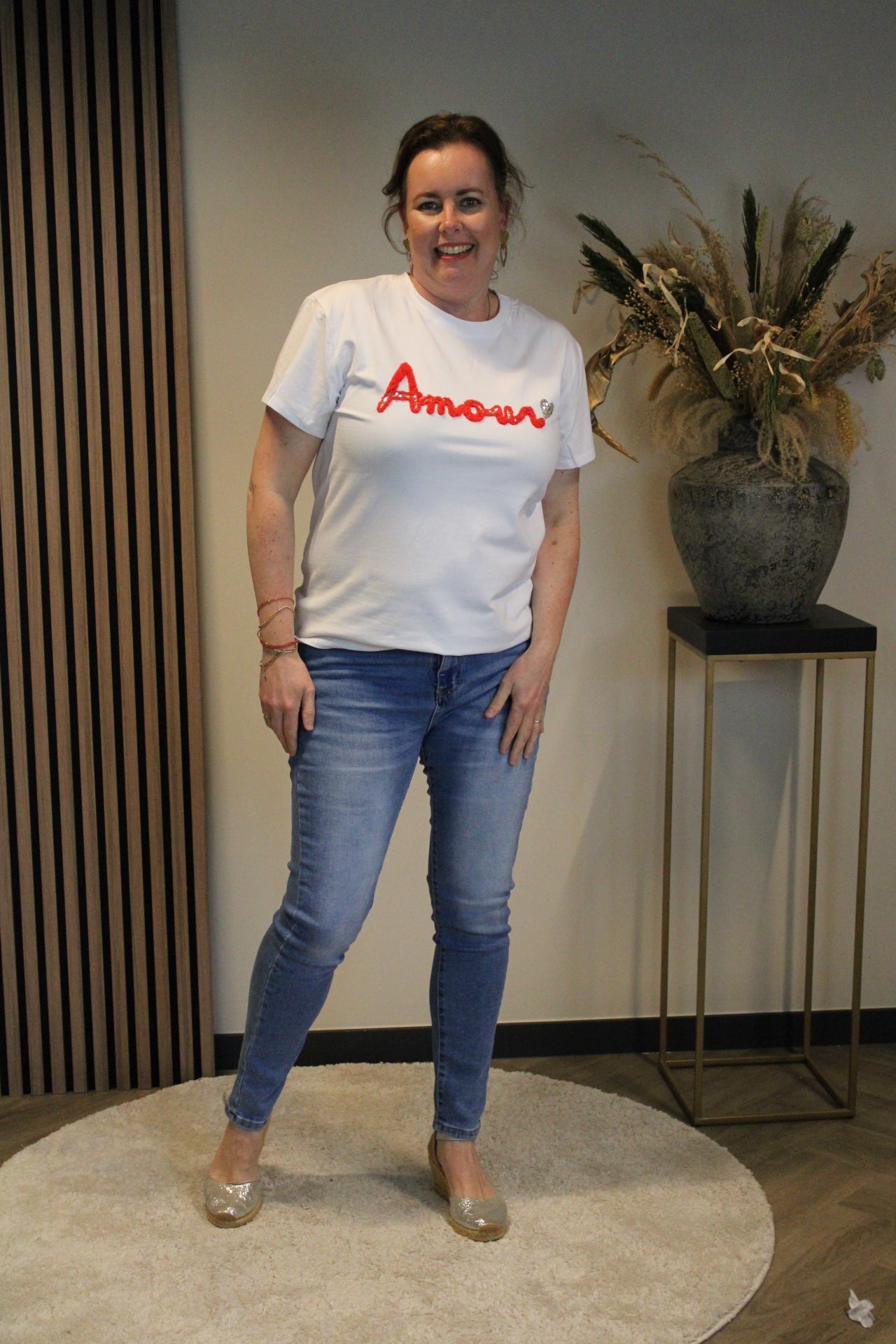 Amour | T-shirt rood  38 t/m 42