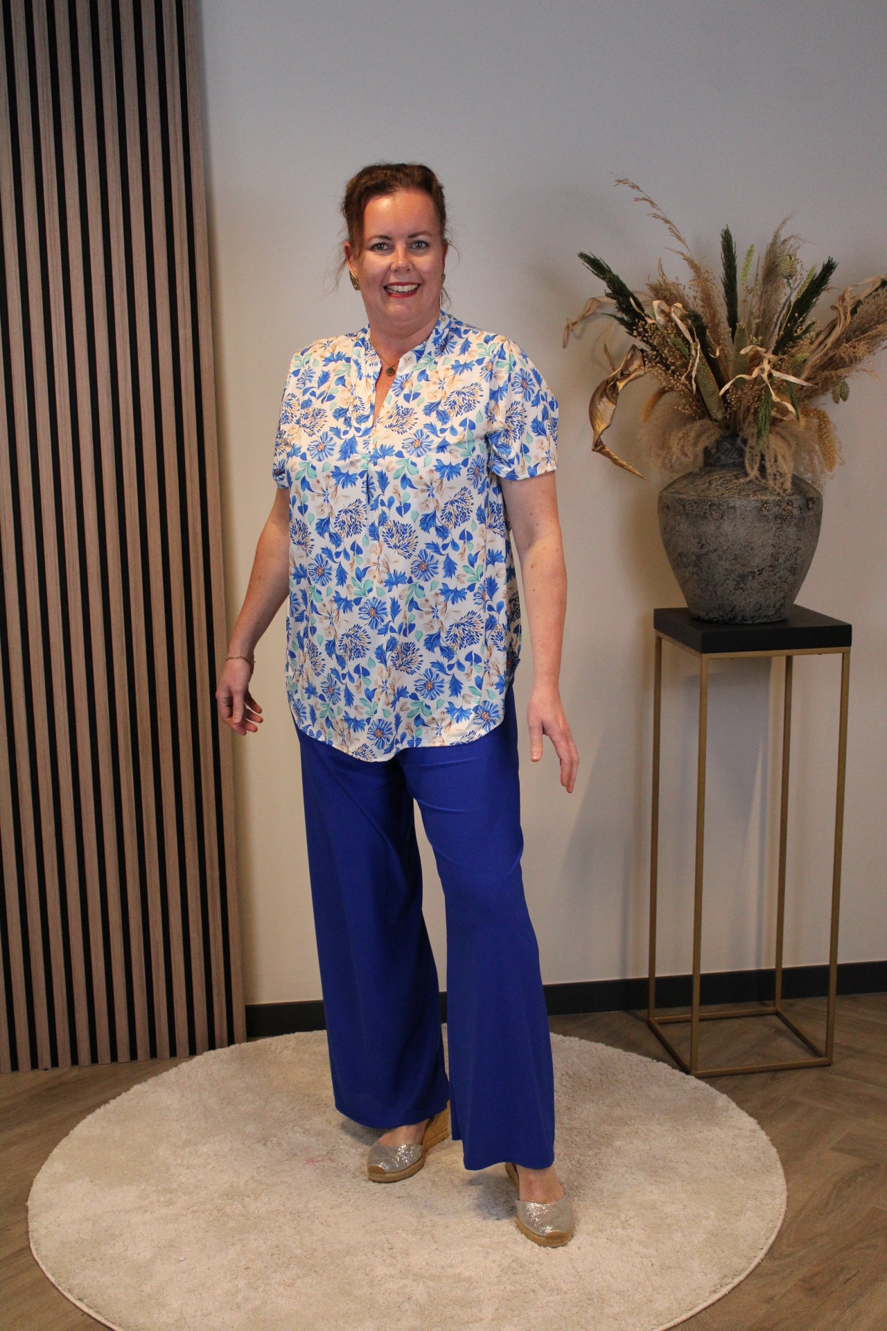 Ellen | Broek kobalt 48 t/m 54