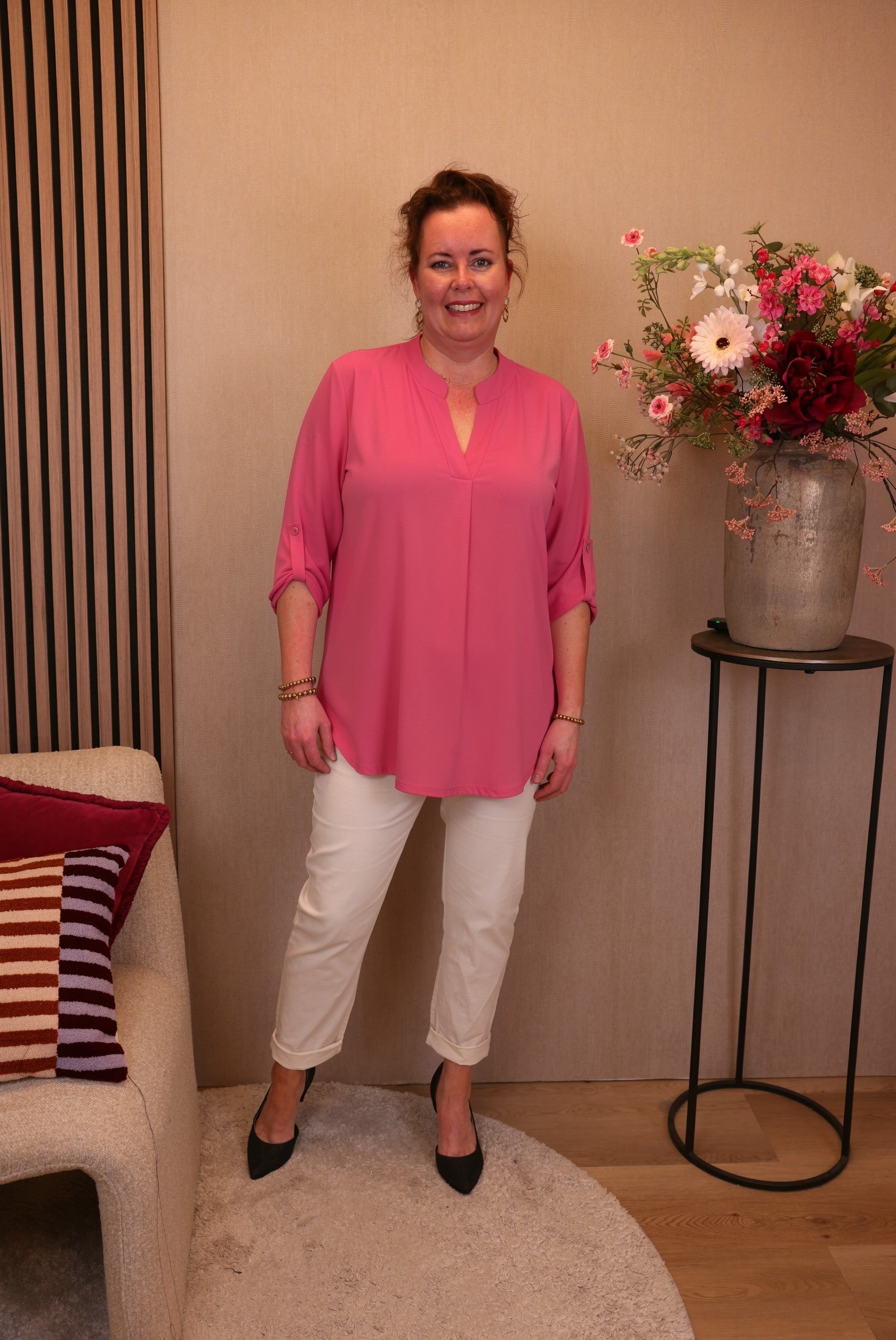 Mara | Blouse roze