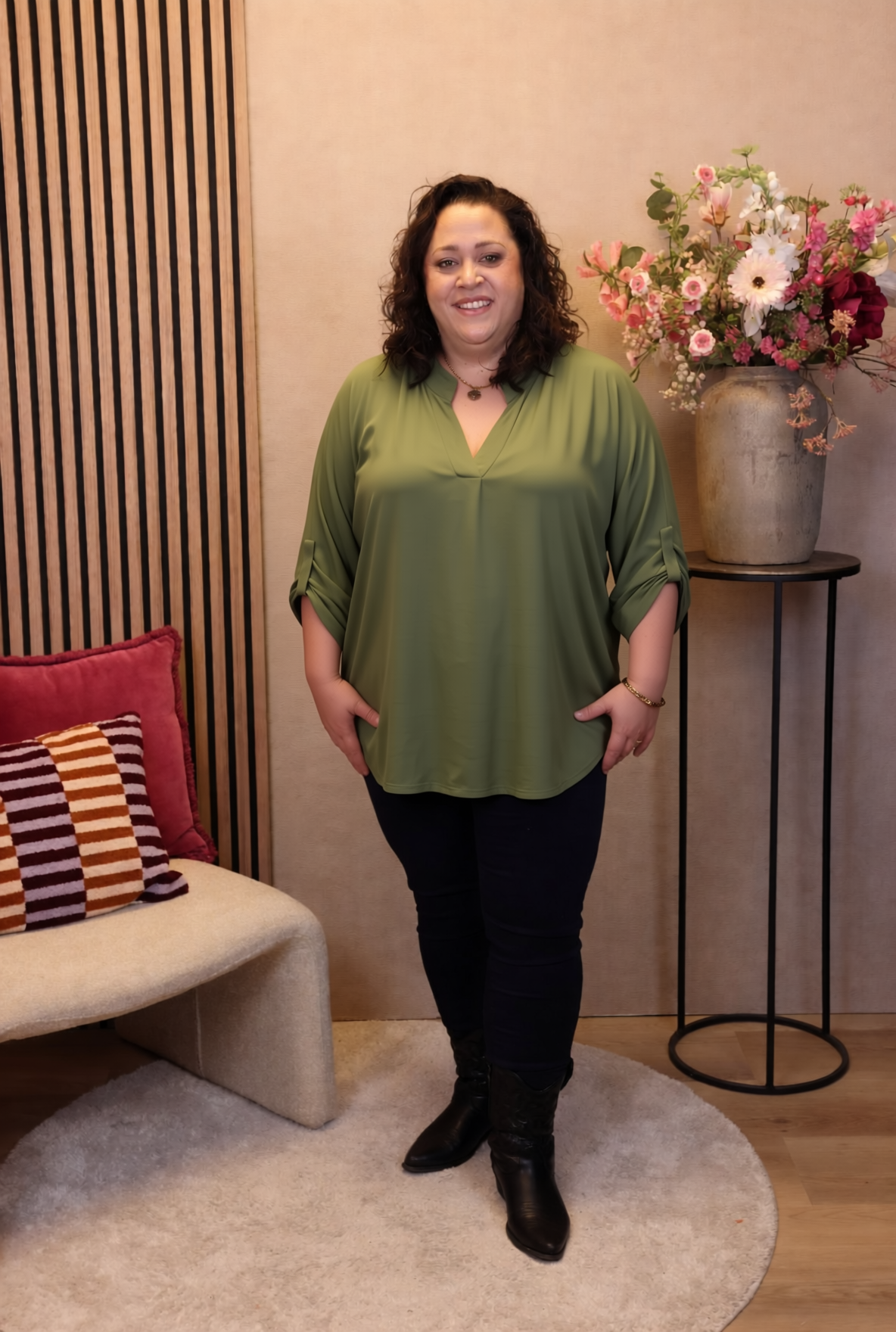 Mara | Blouse groen