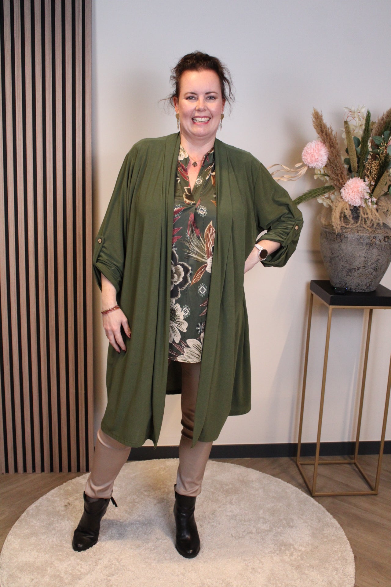 Evi | Dun vestje groen 38 t/m 48