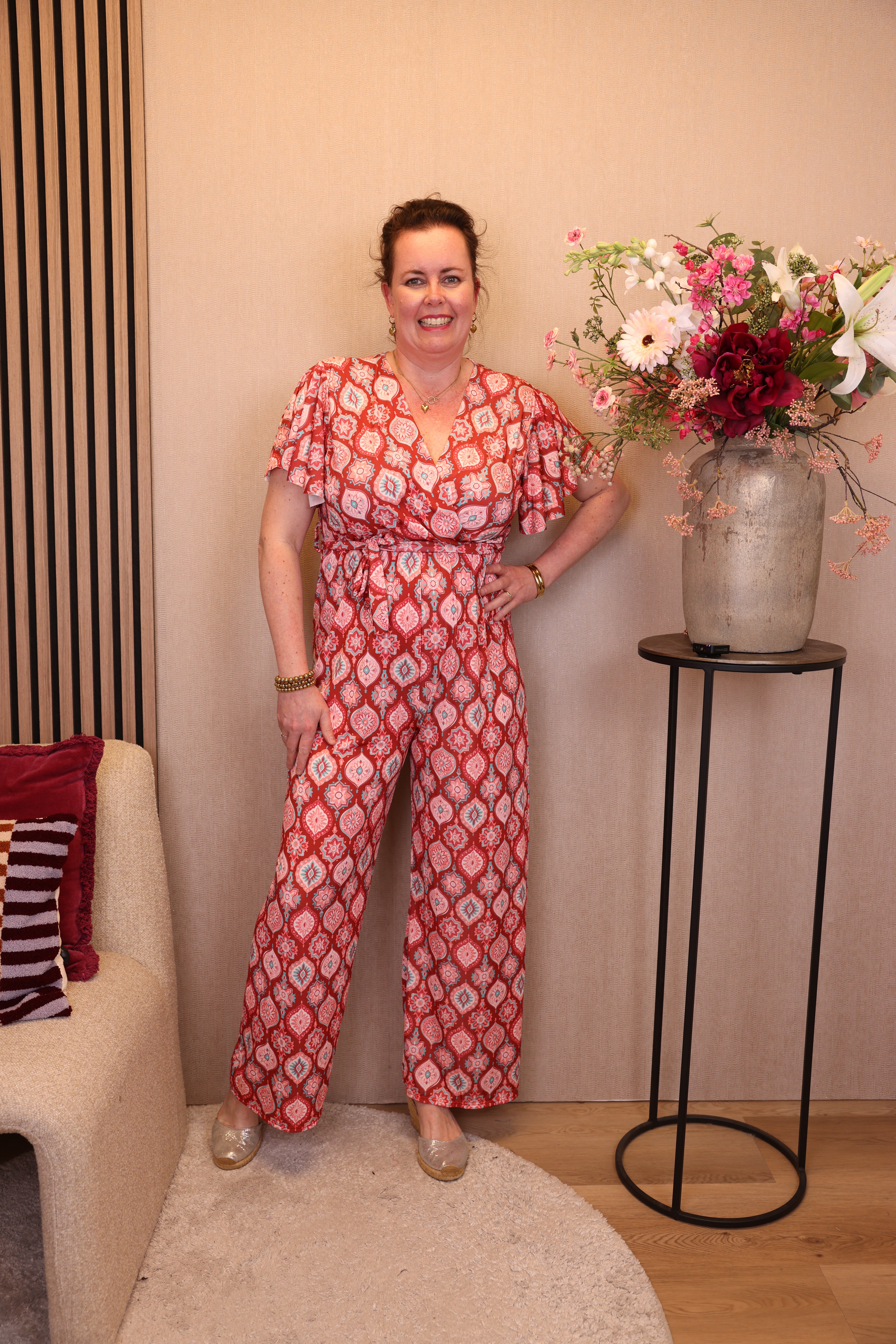 Betty | Jumpsuit rood