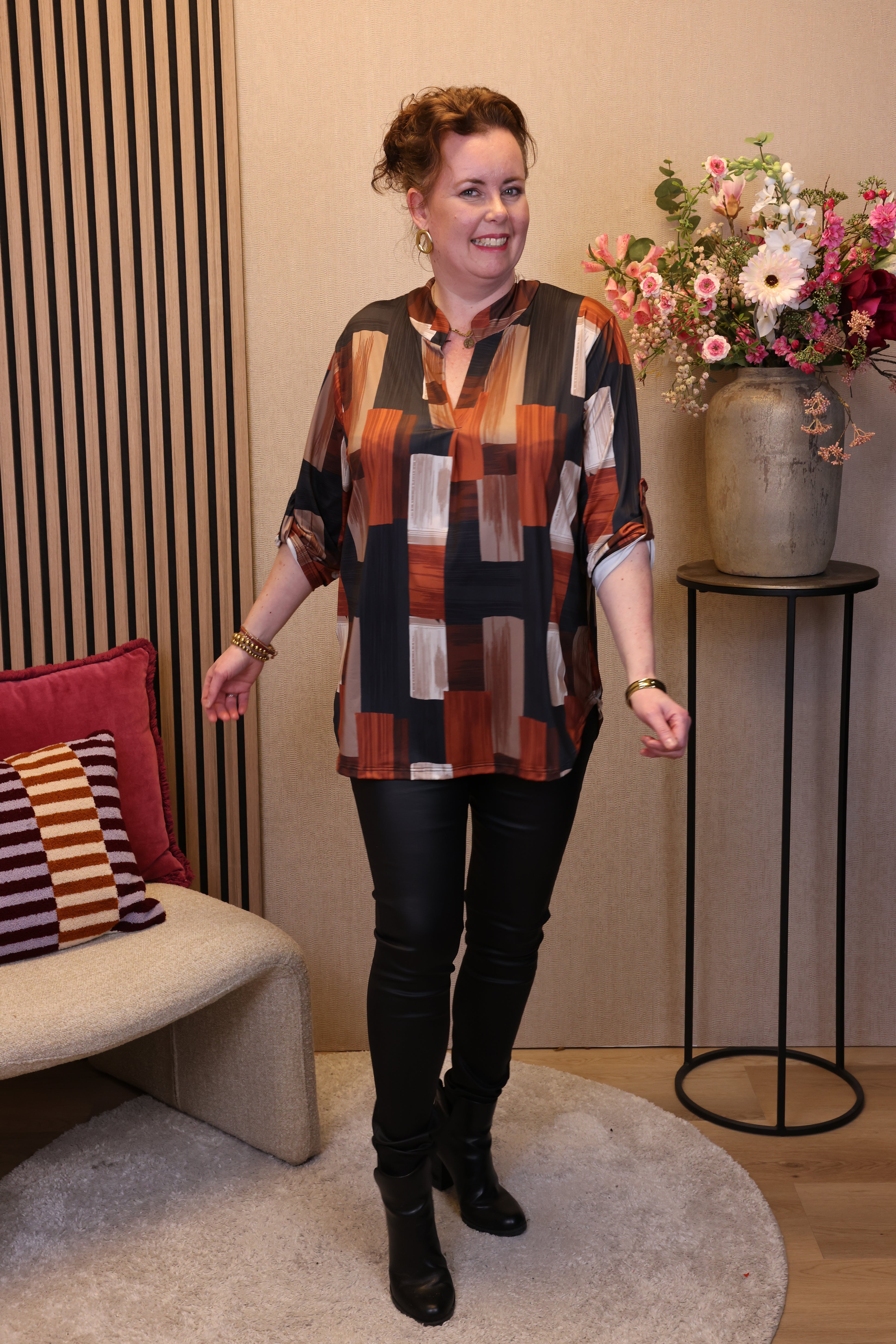 Dione | Blouse zwart