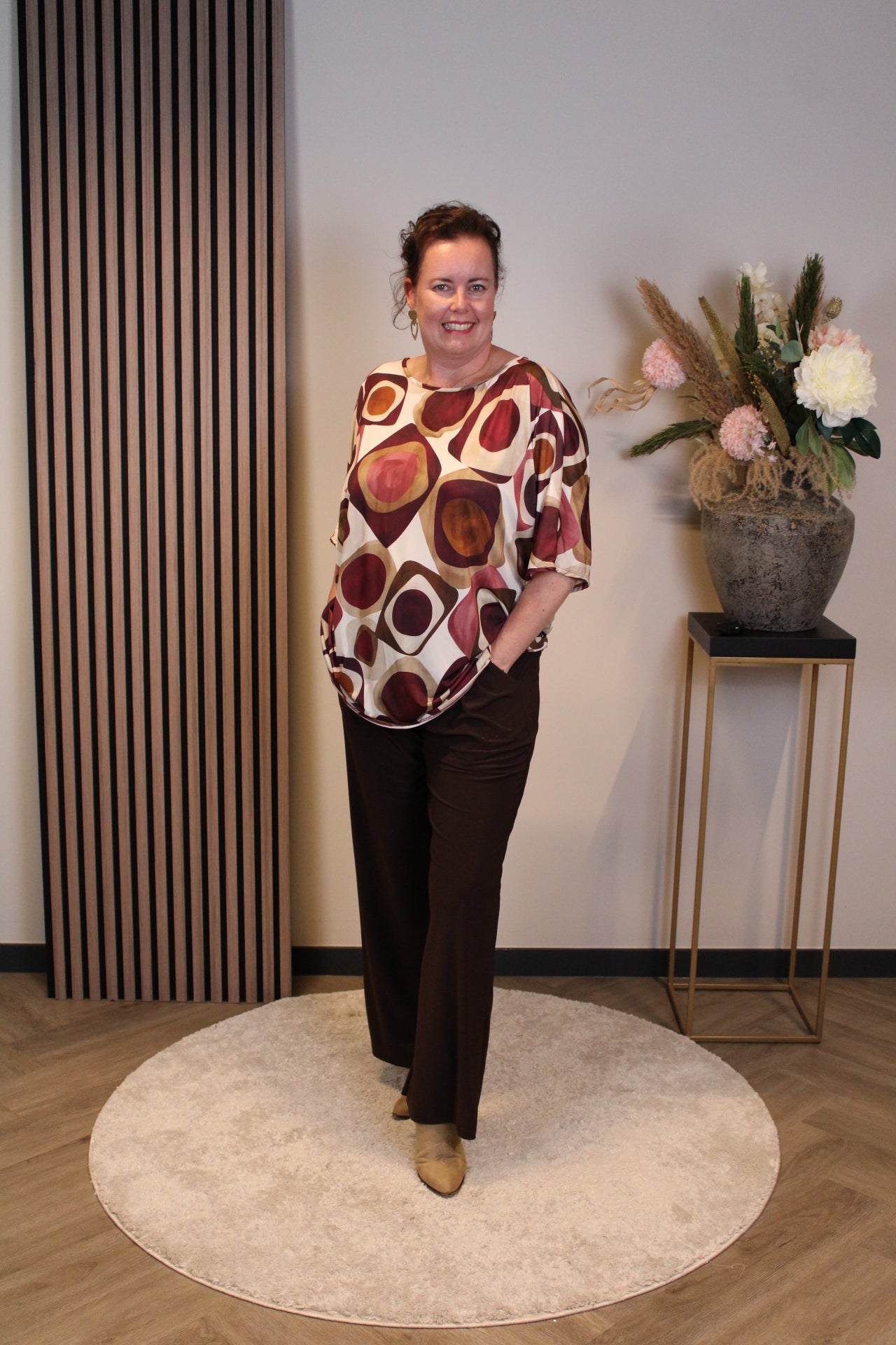 Lotte | Top donker roze 48 t/m 52
