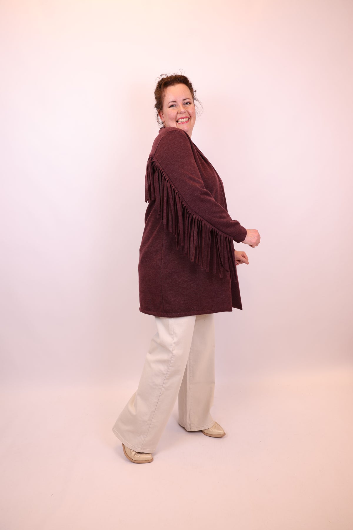 Evi | Vest bordeaux