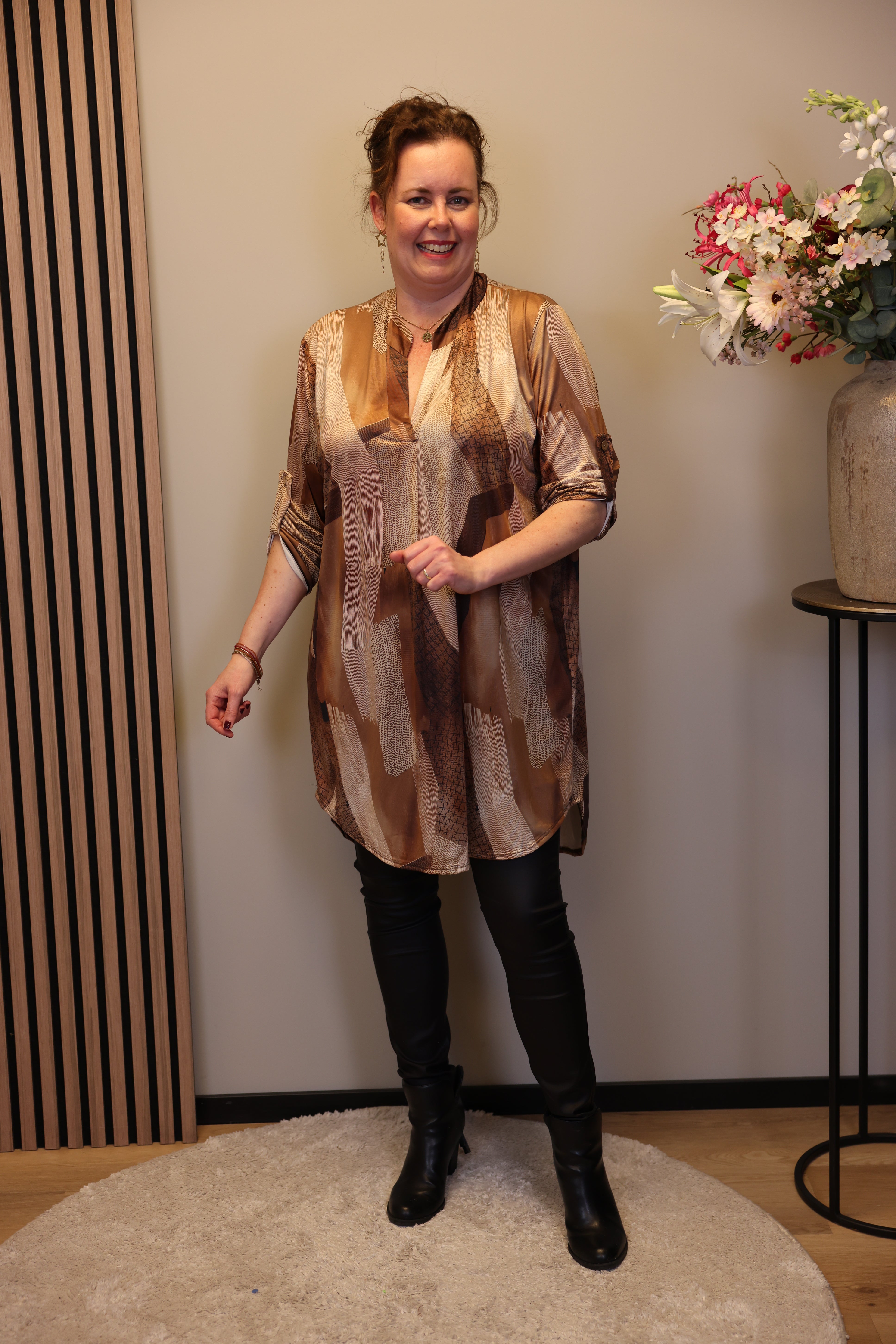 Indy | tuniek beige 38 t/m 48