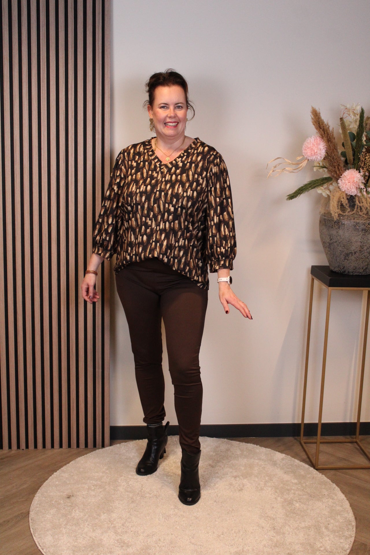 Rose | Broek bruin 40 t/m 42