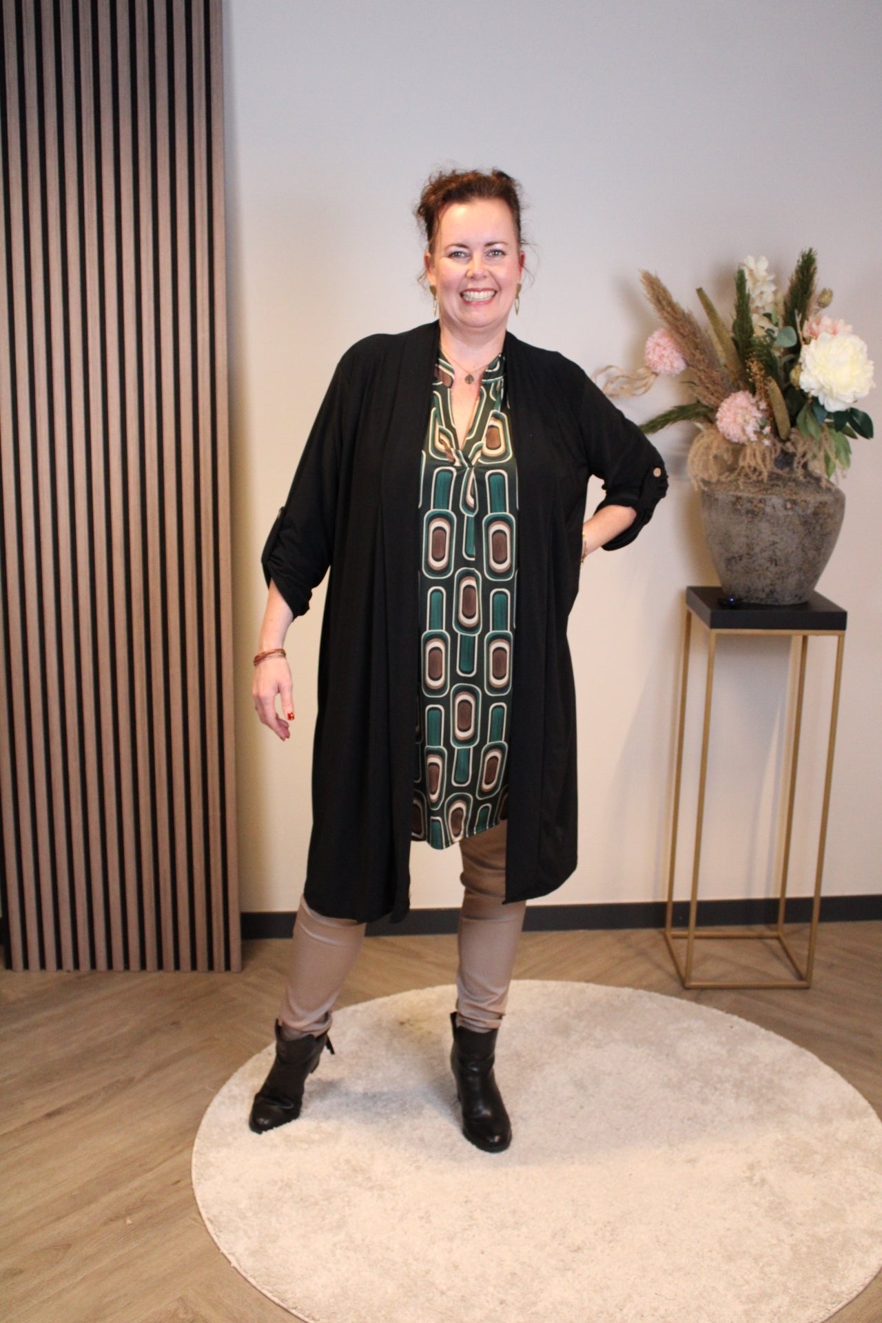 Tineke | Tuniek groen 48 t/m 52