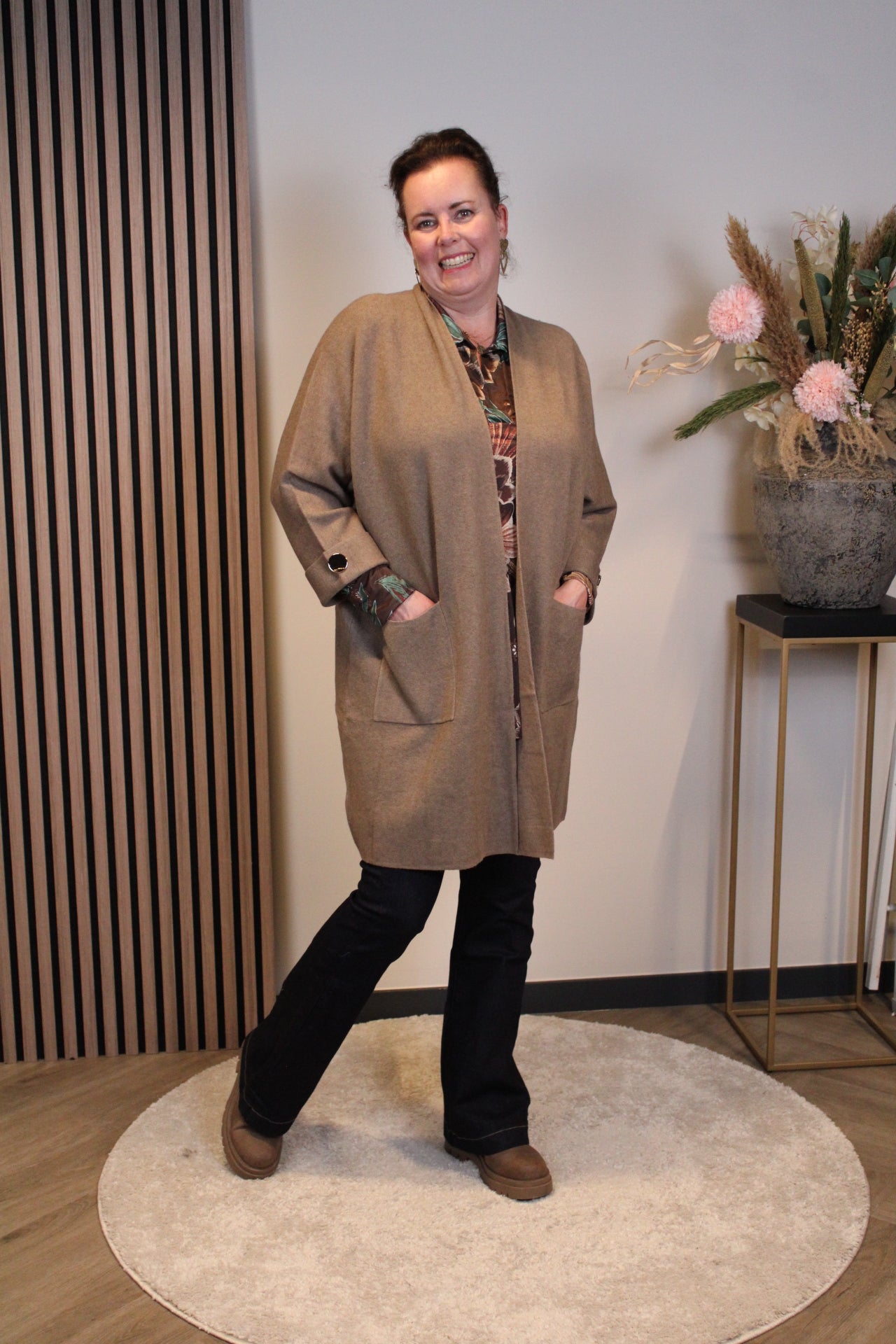 Mae | vest bruin 42 t/m 46