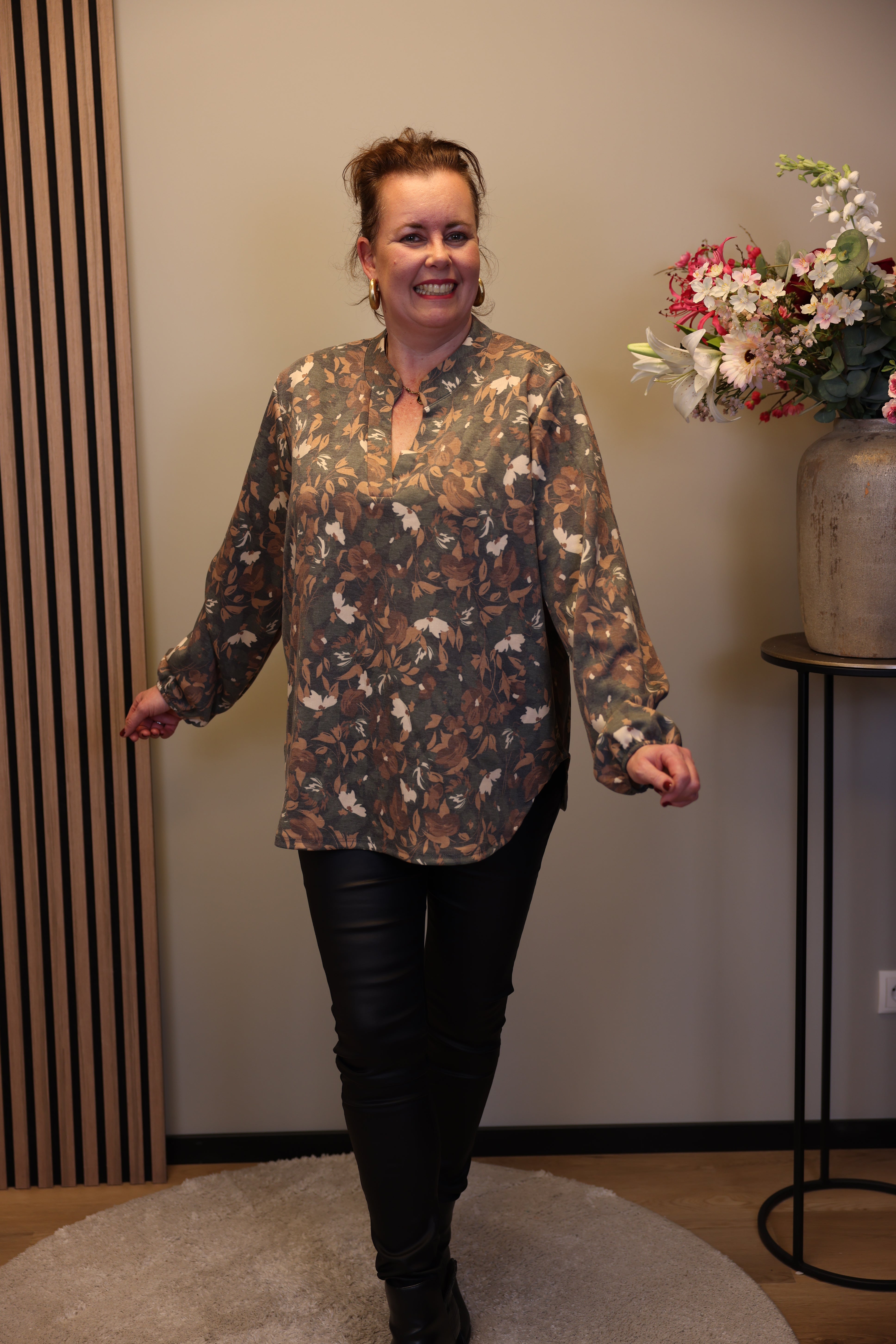 Janneke | trui groen 46 t/m 50