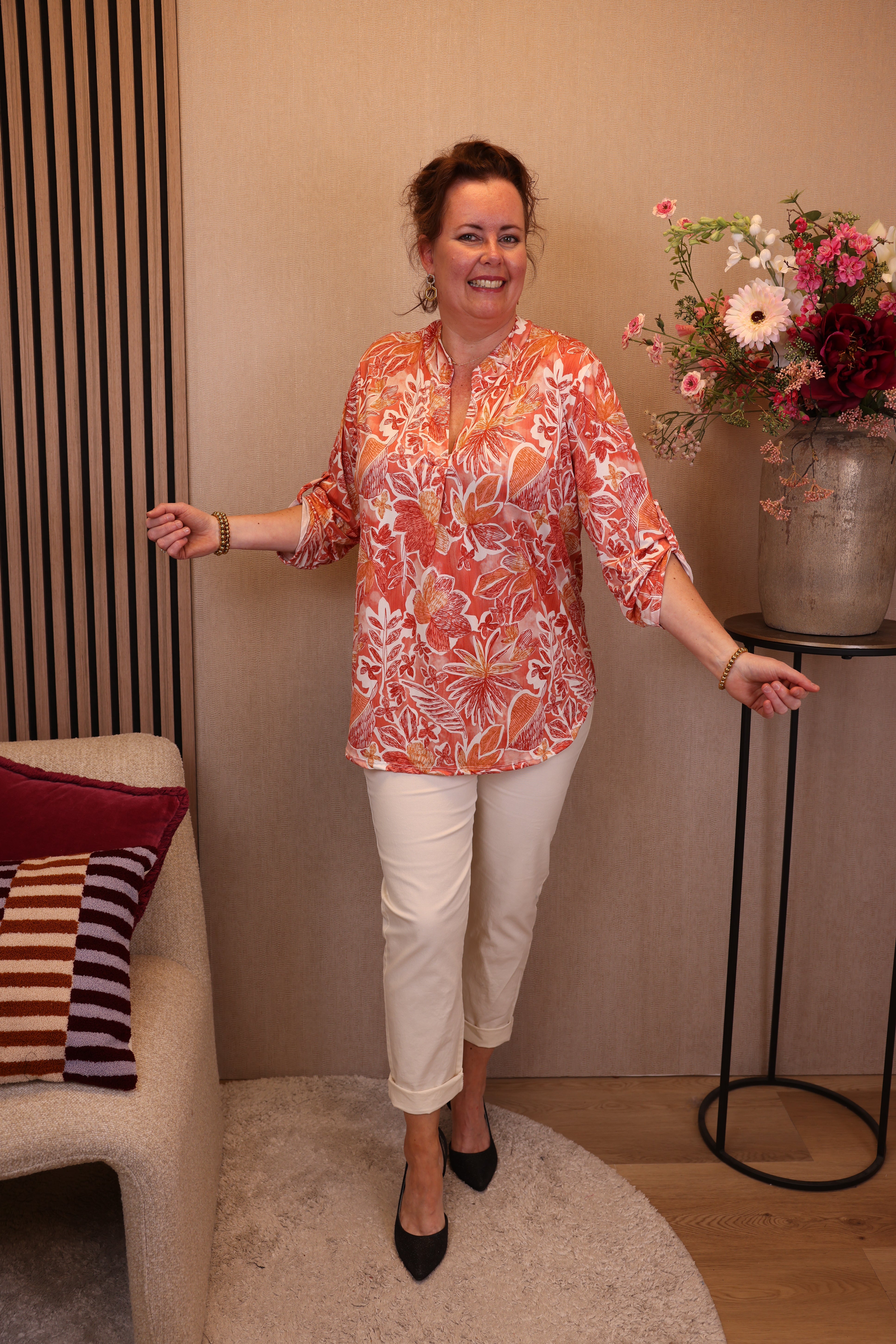 Nienke | Blouse oranje