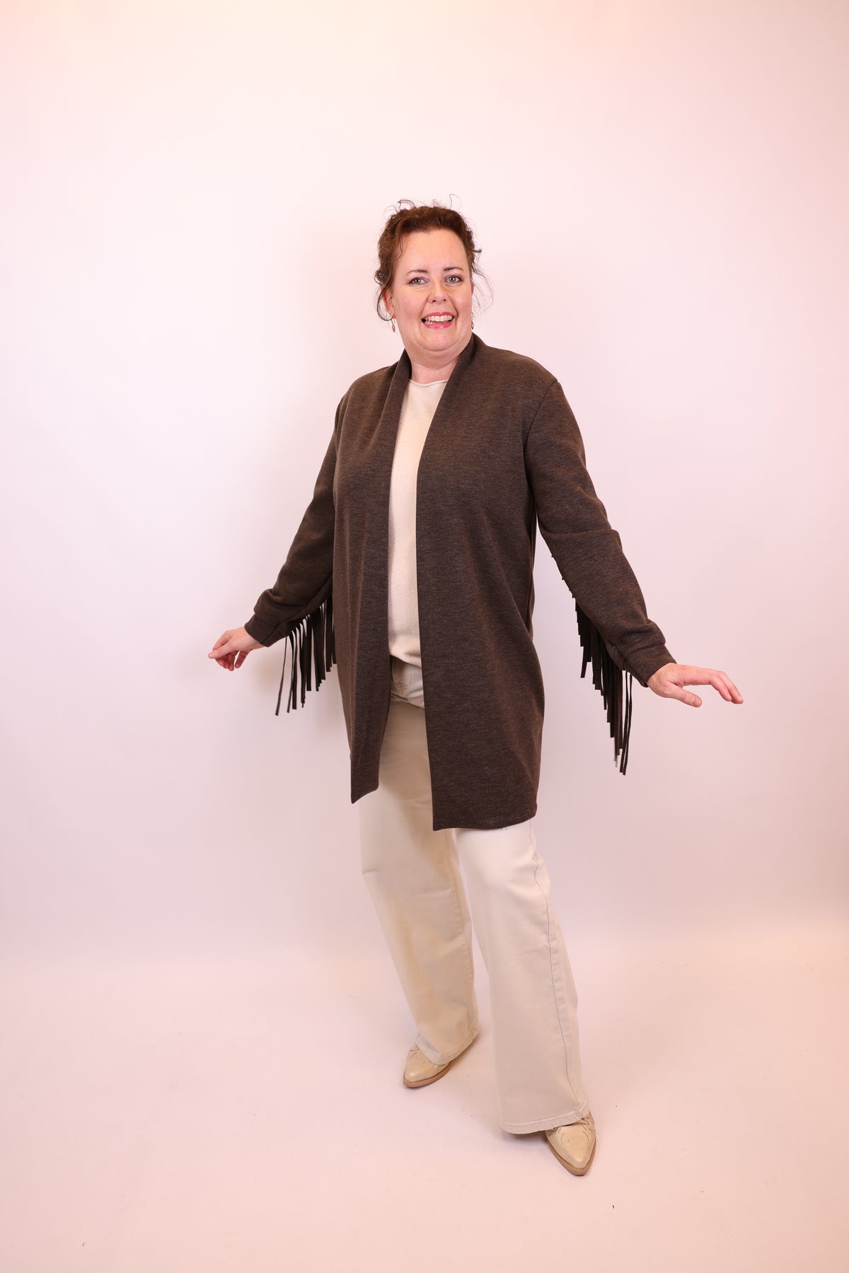 Evi | Vest bruin