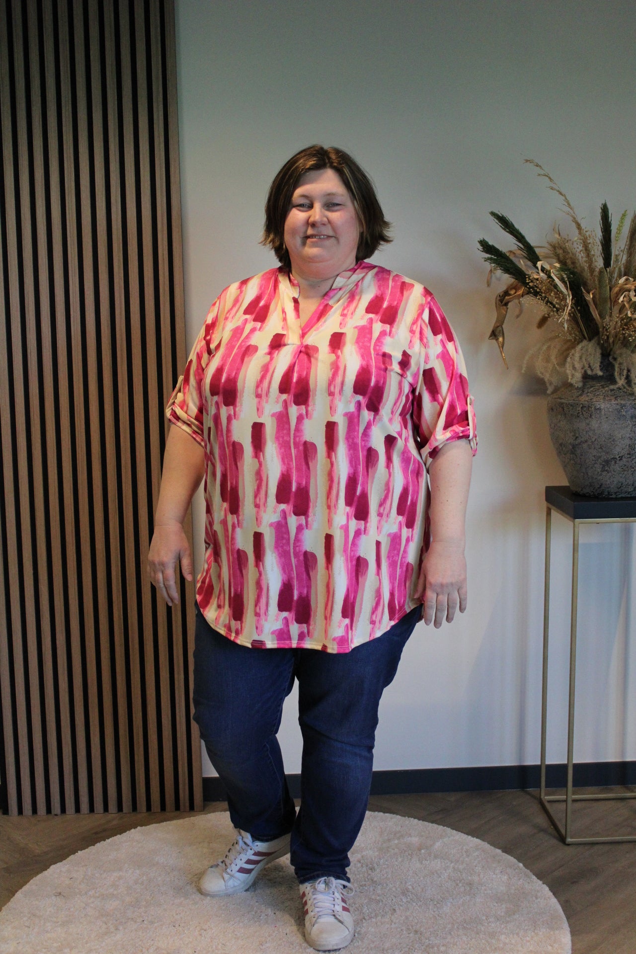 Madelief | Blouse roze 52 t/m 58