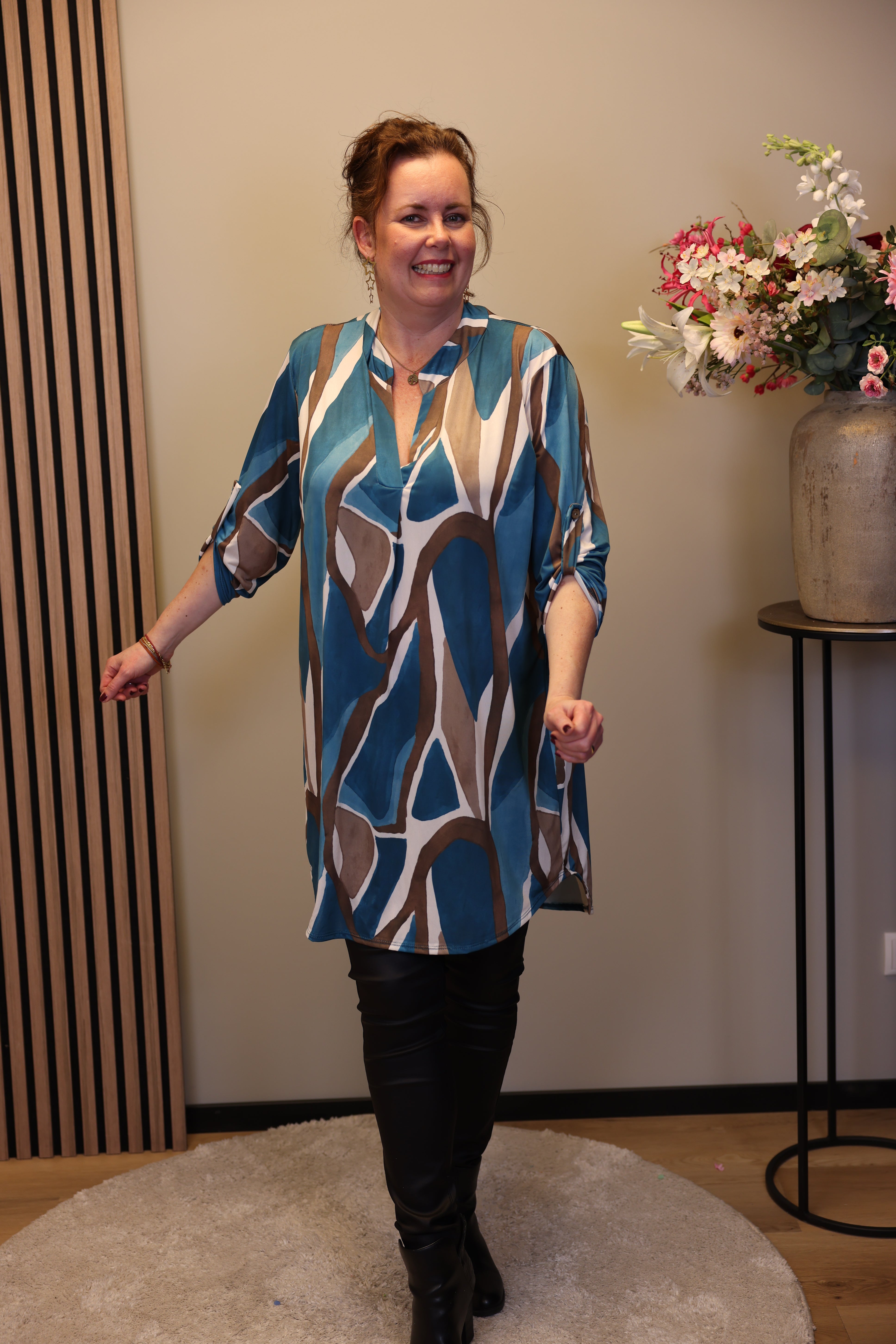 Dasha | Tuniek aqua