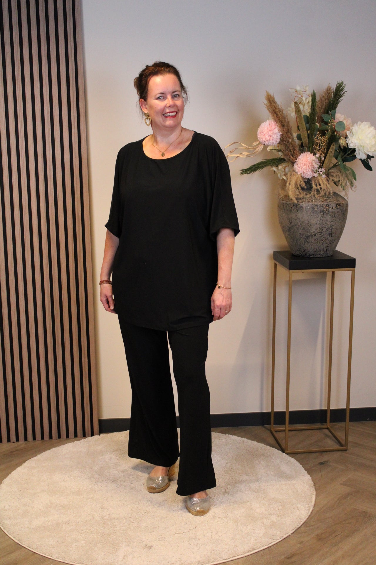 Dieneke| Top zwart 38 t/m 48