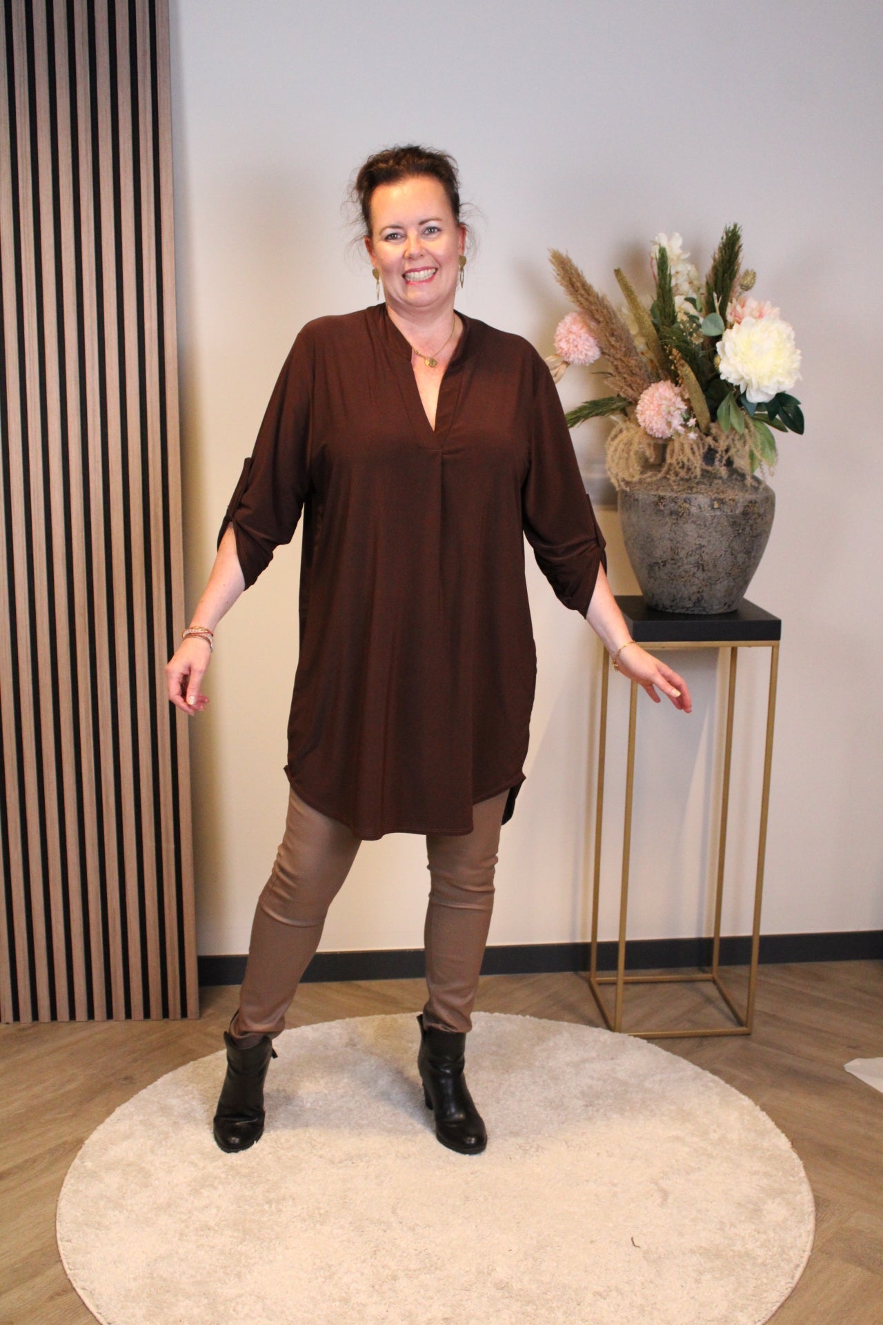 Mila | Tuniek bruin