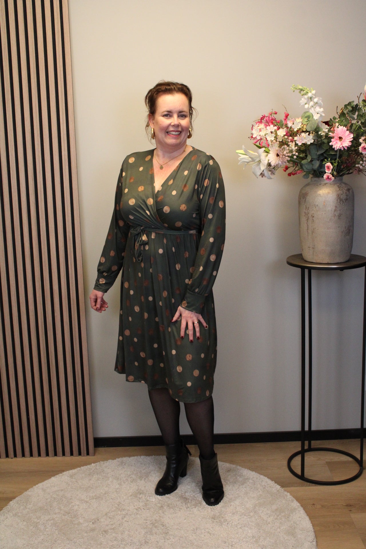 Tess | Jurk groen kort 38 t/m 44