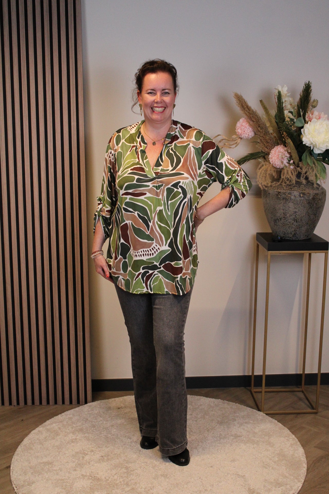 Pascalle | Blouse groen