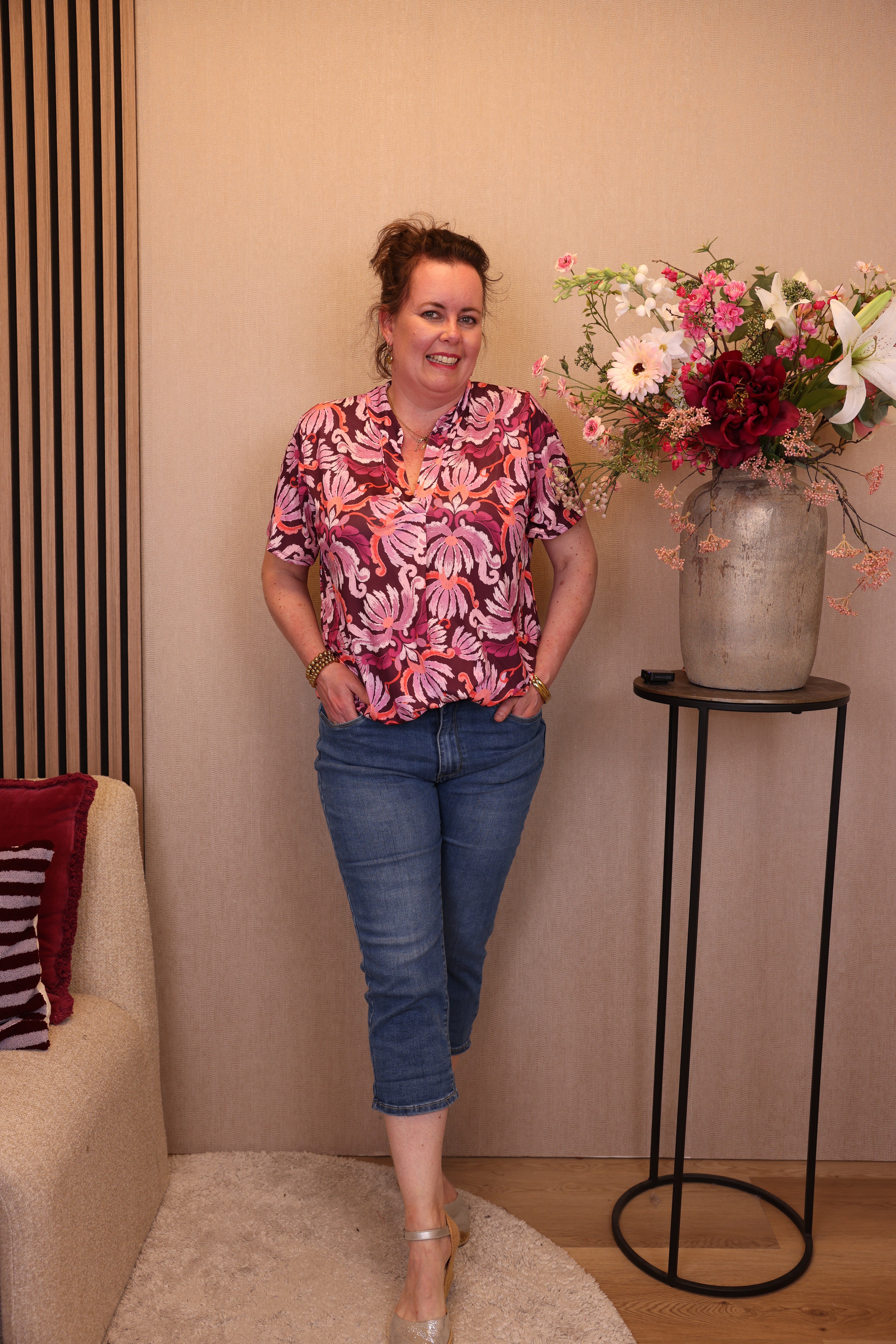 Amber | Top roze