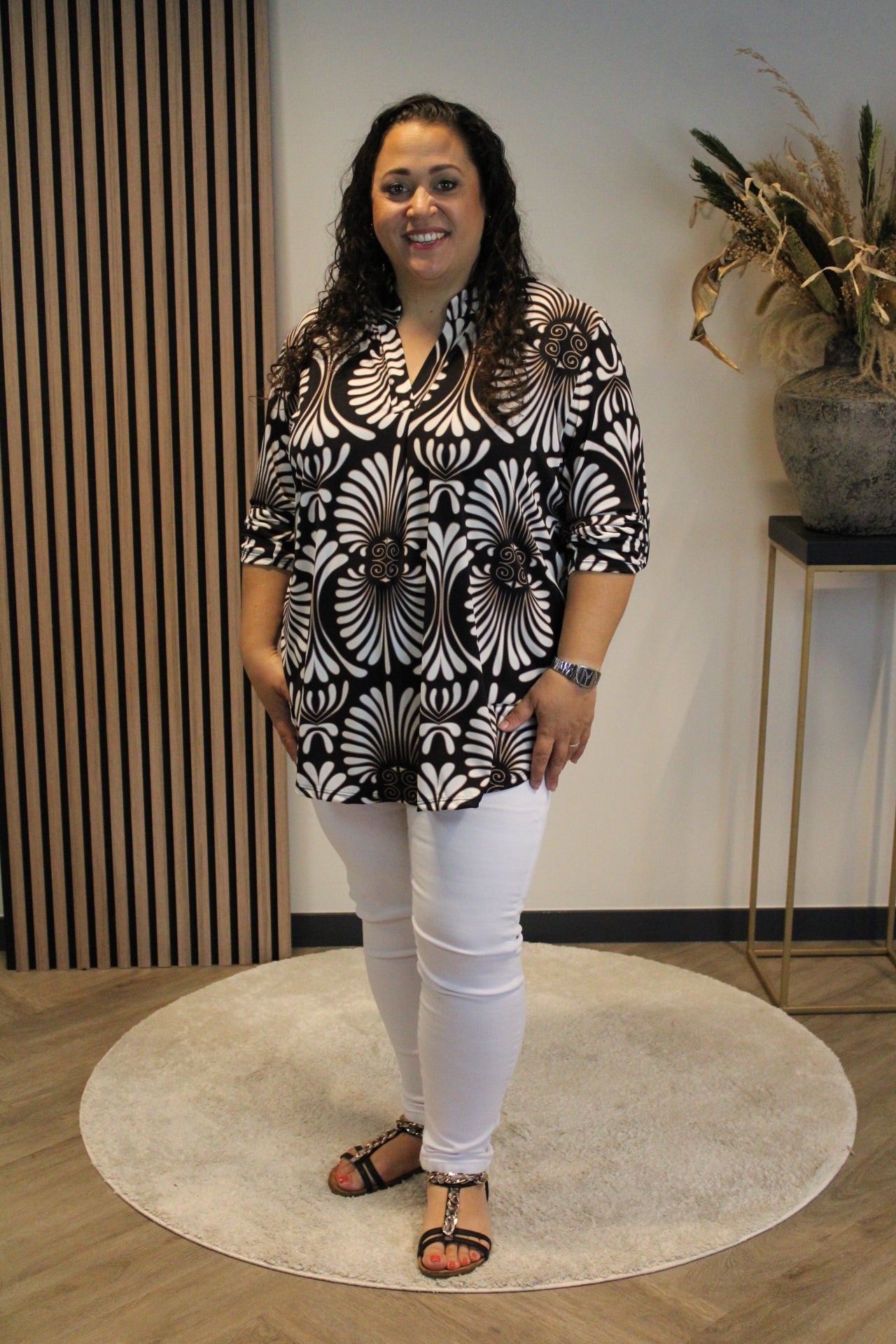Renske | Blouse zwart