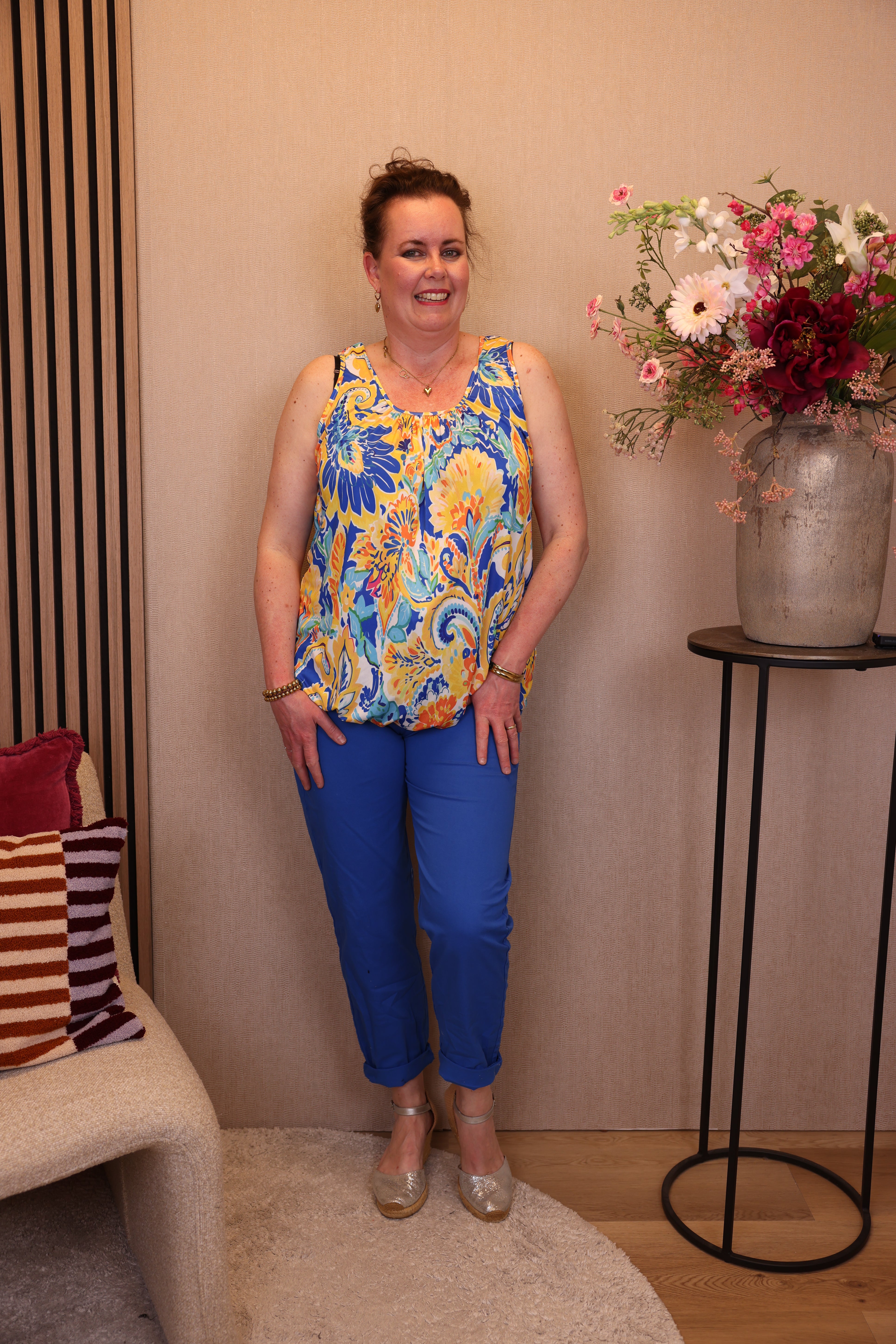 Vera | Ballon top geel