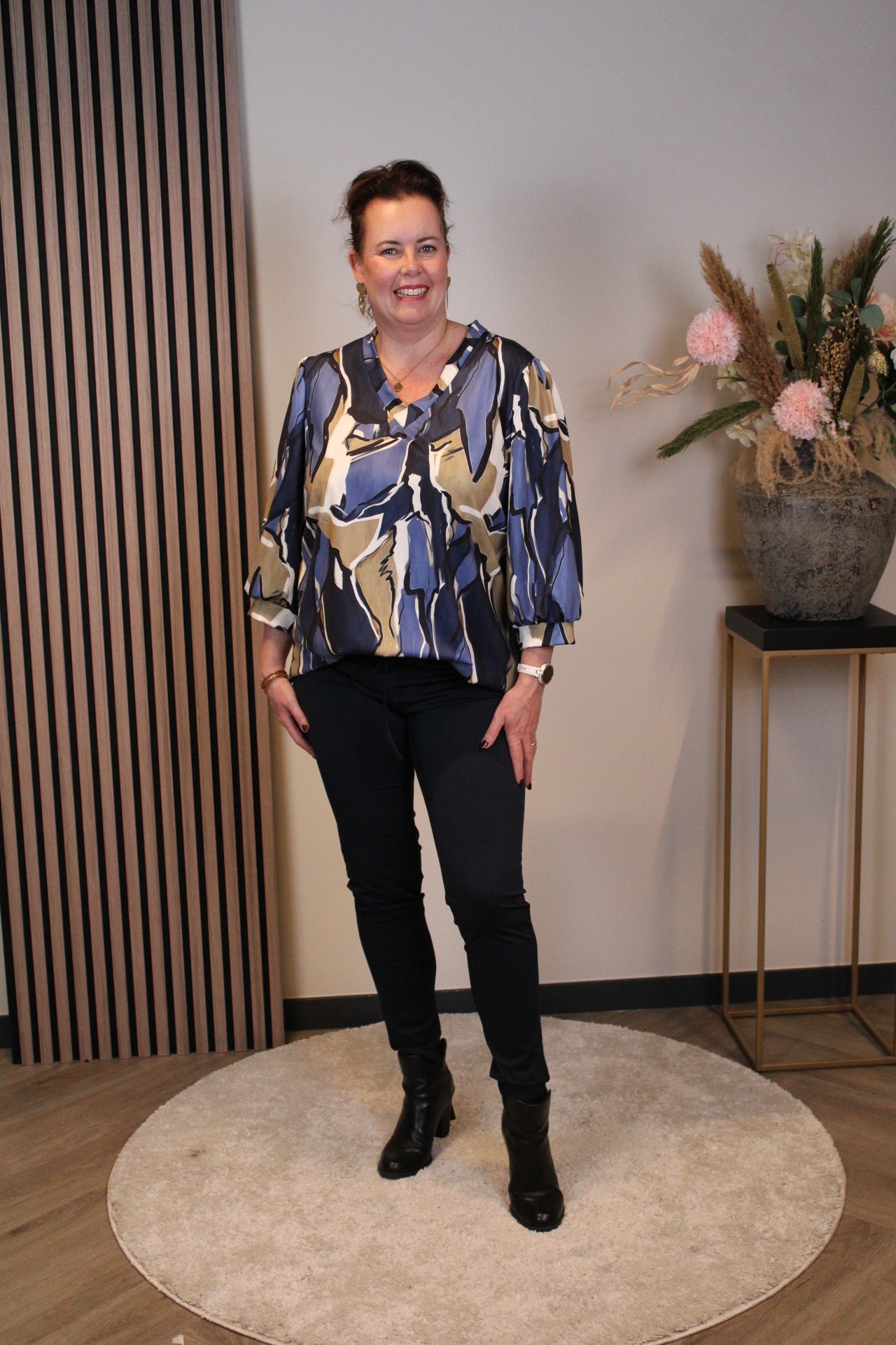 Rose | Broek navy 44 t/m 46