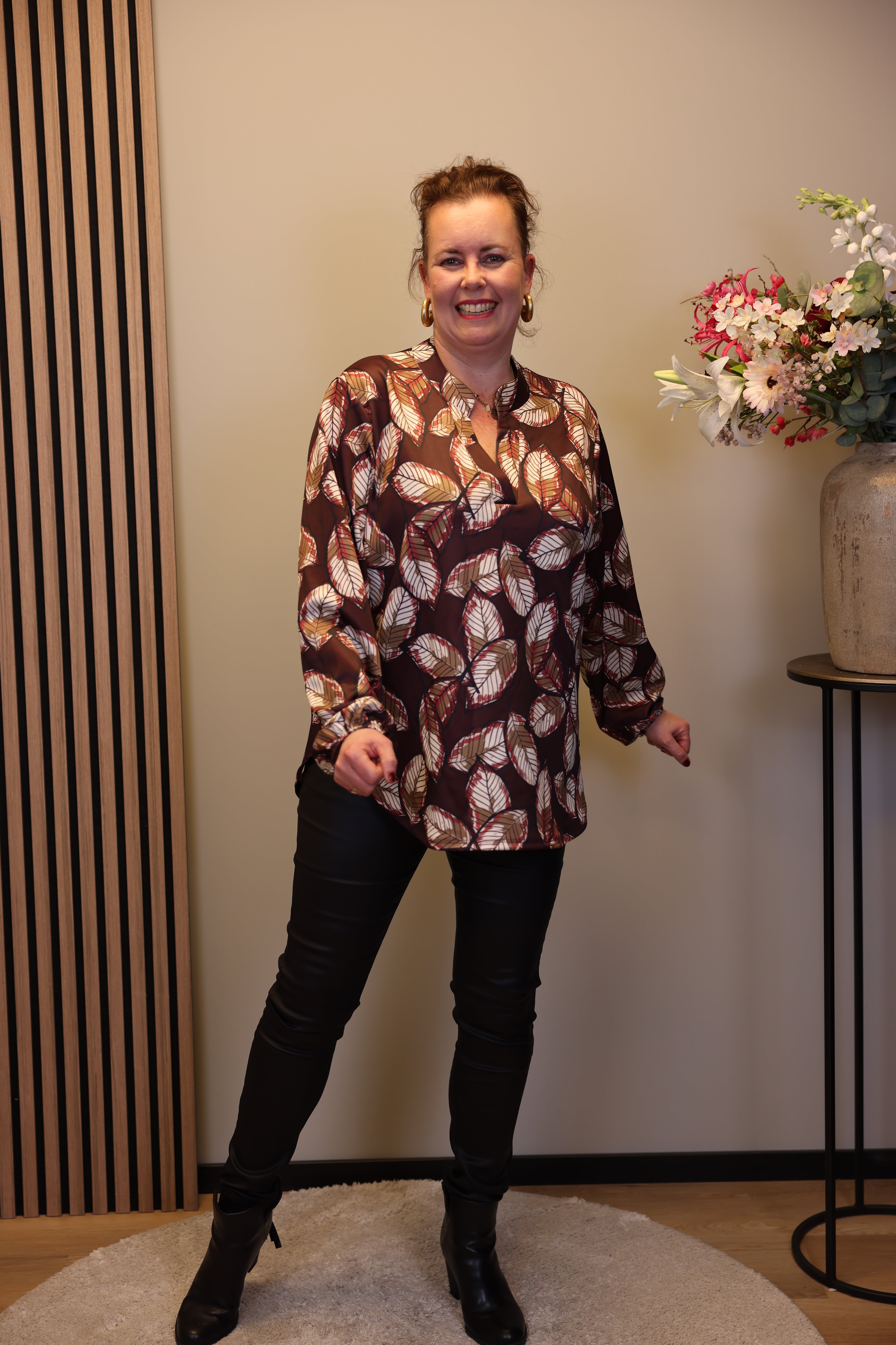 Kiki | trui bordeaux 46 t/m 50