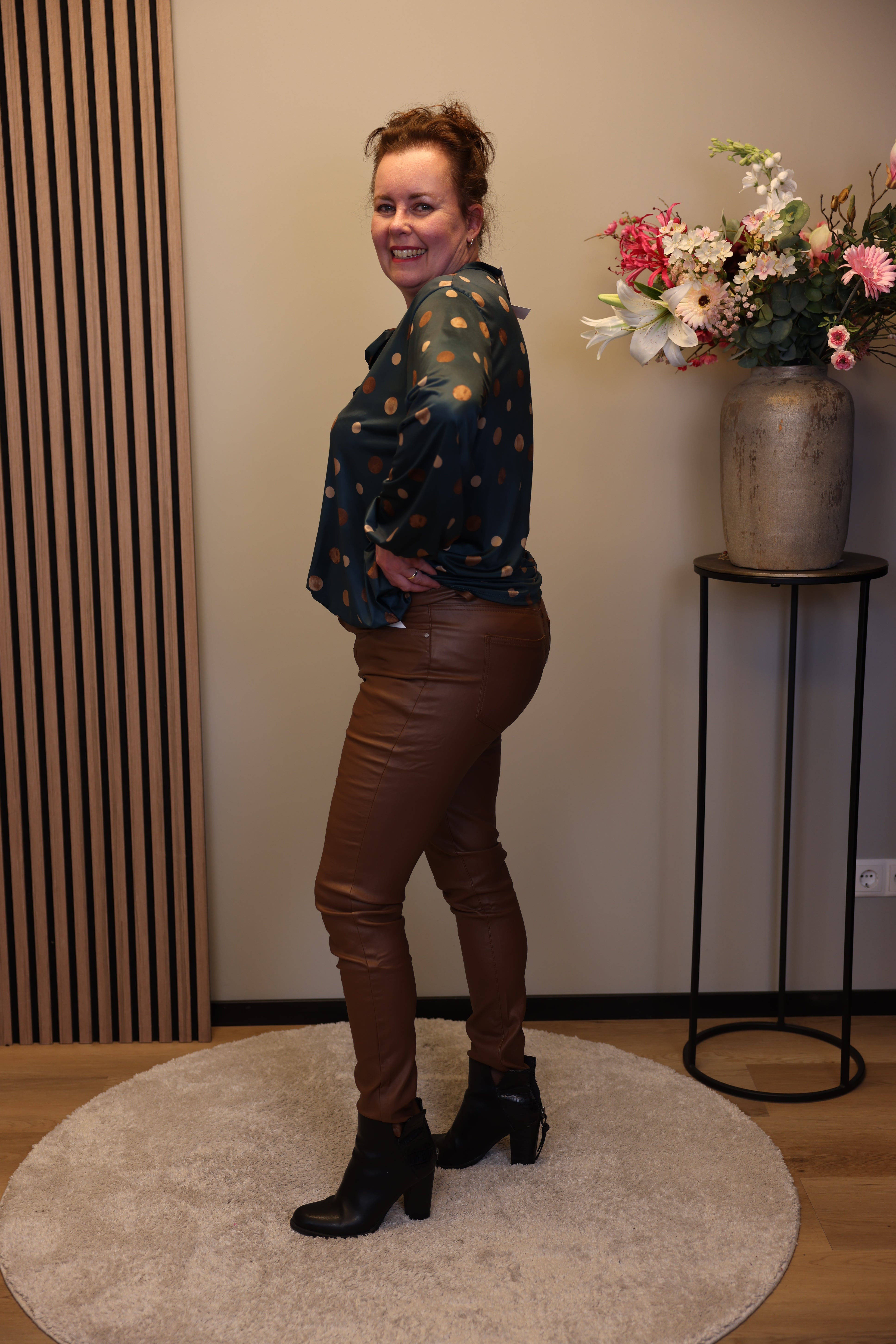 Monique | Jeans taupe 40 - 50