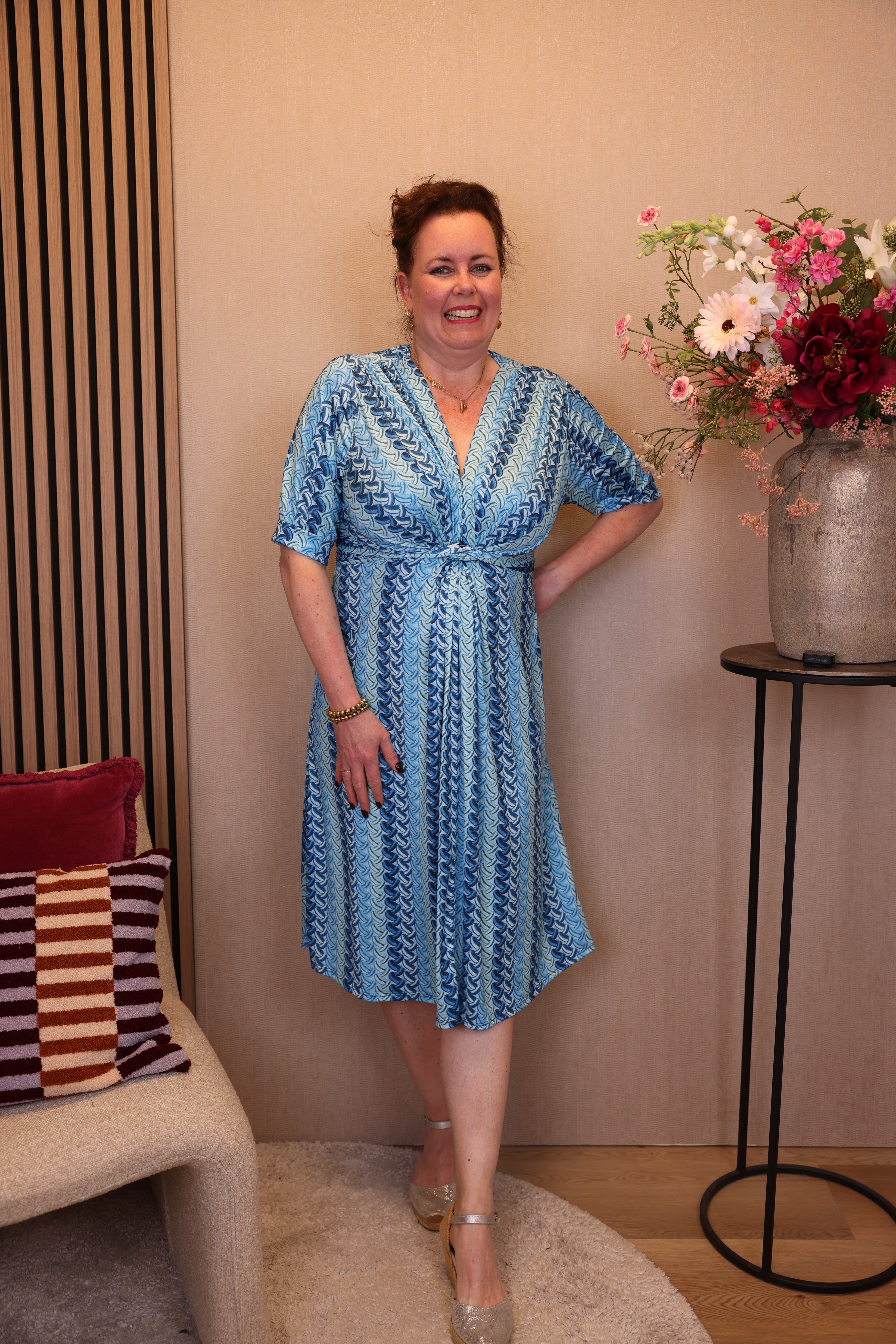 Julie | Jurk blauw