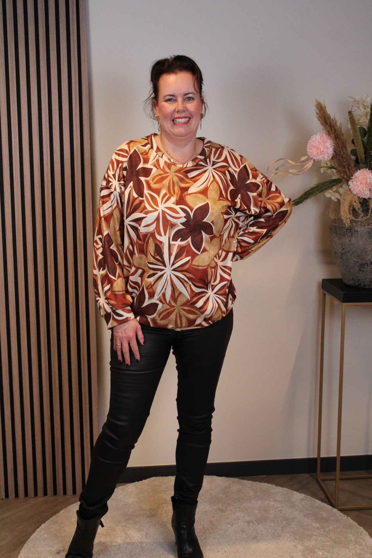 Amoura | trui oranje 46 t/m 50