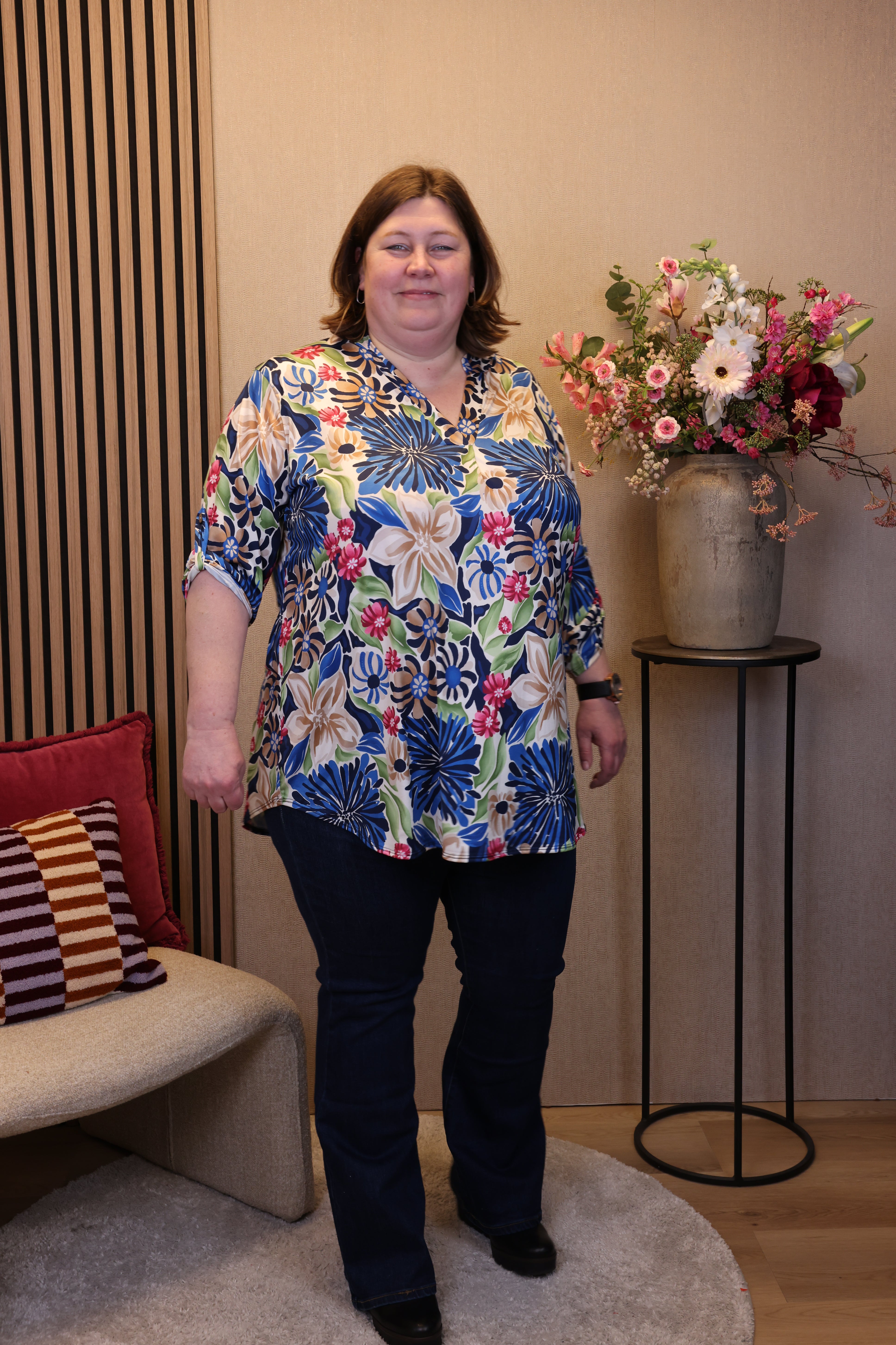 Brigitte | Blouse blauw