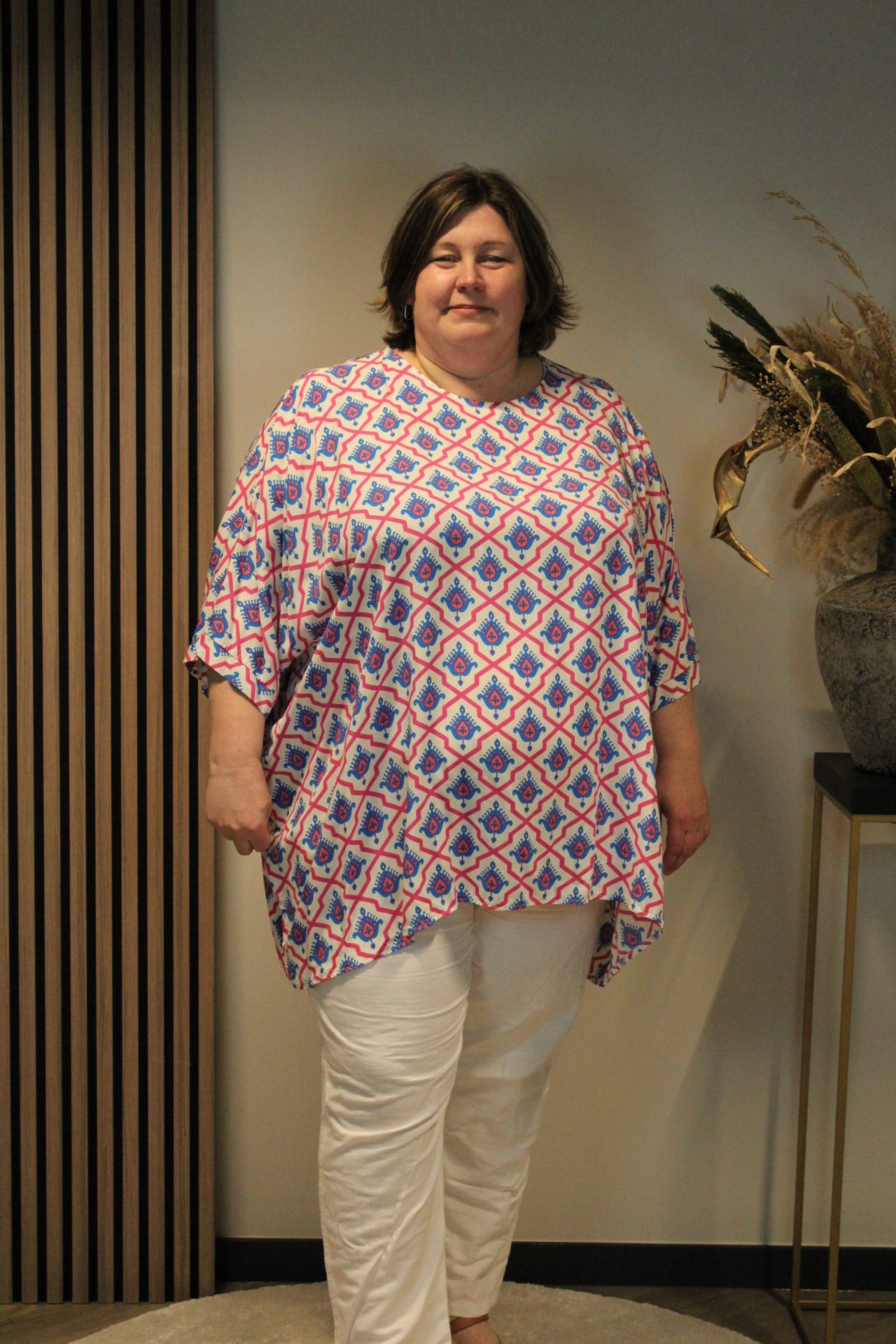 Alexia roze | Blouse 52 t/m 58