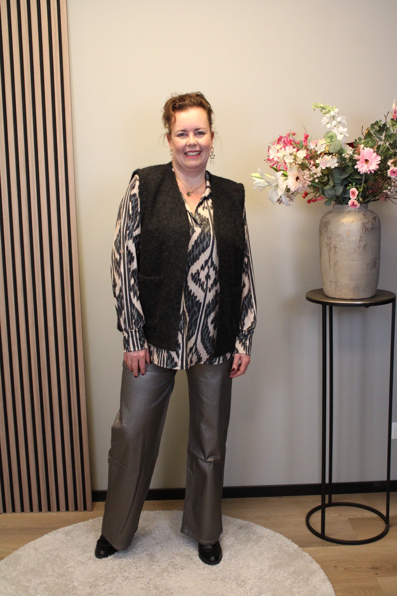 Kris | Gilet zwart 54 t/m 58