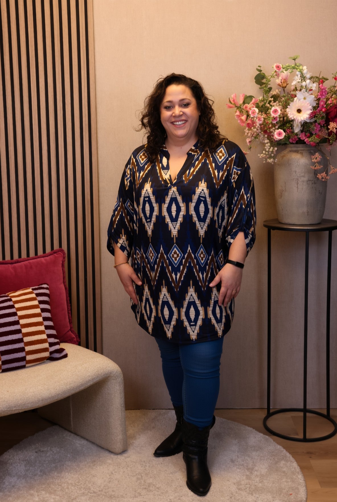 Iveta | Tuniek aqua