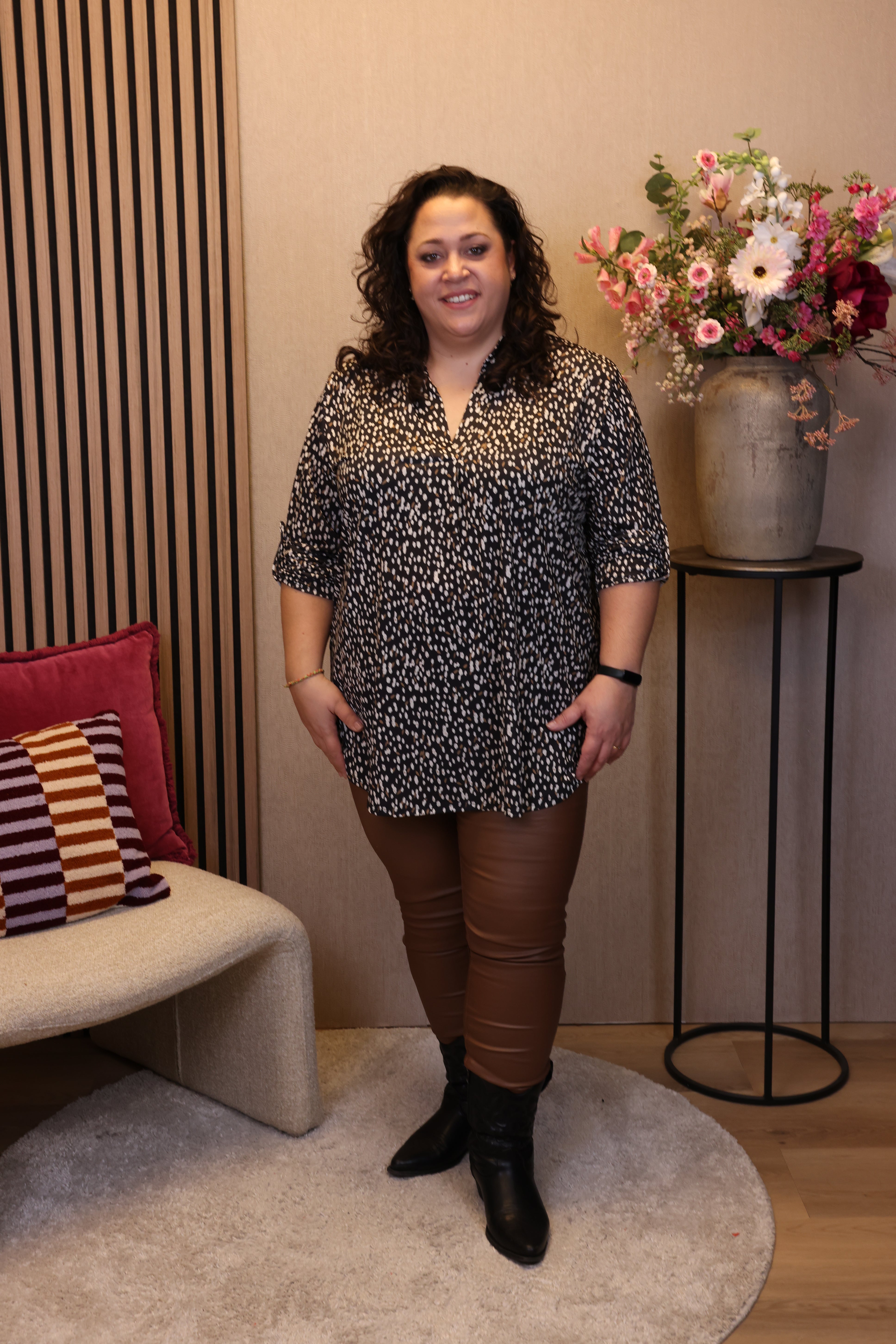 Lola | Blouse zwart