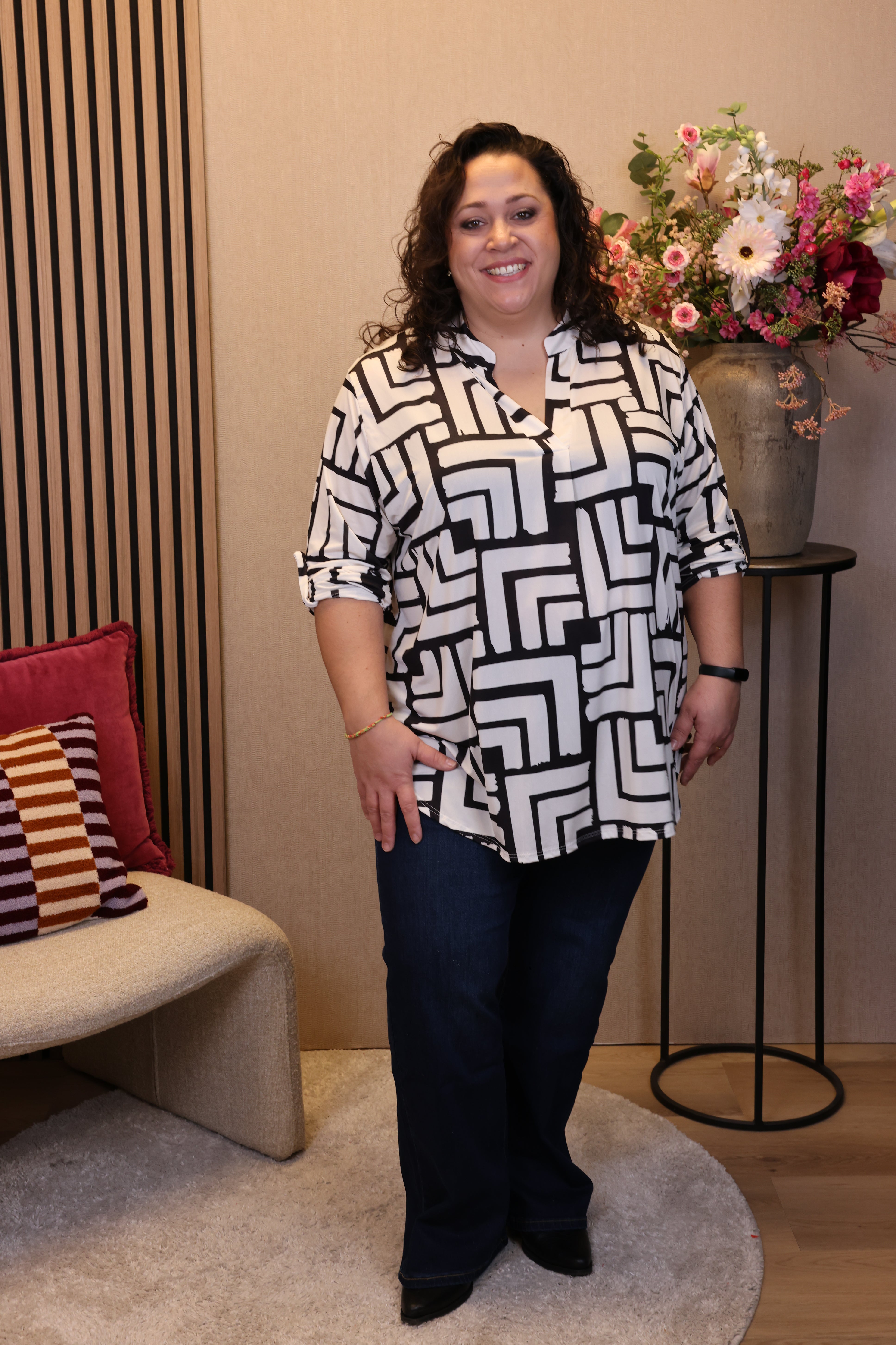 Anouk | Blouse zwart