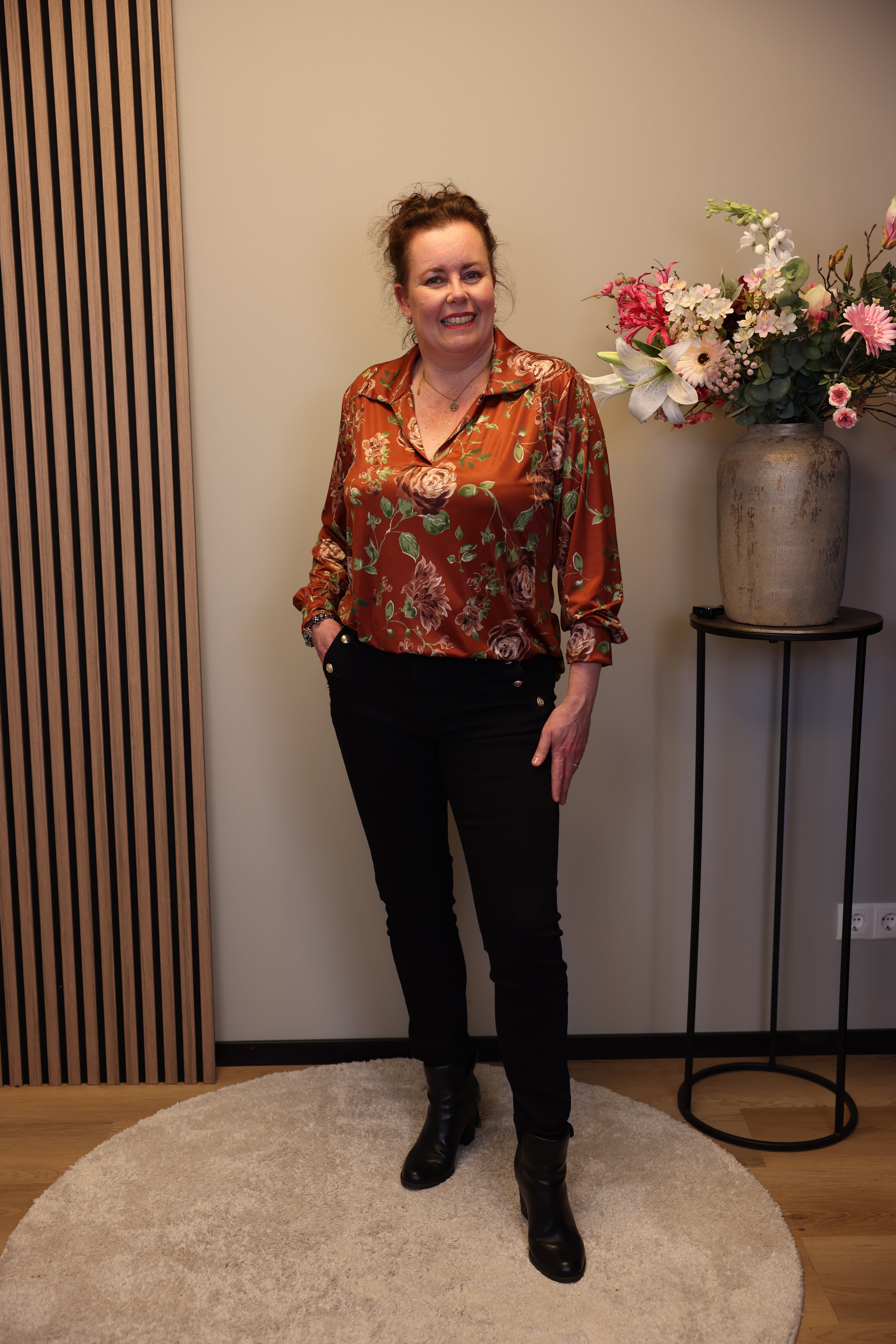 Tina | Jeans zwart 40 - 50