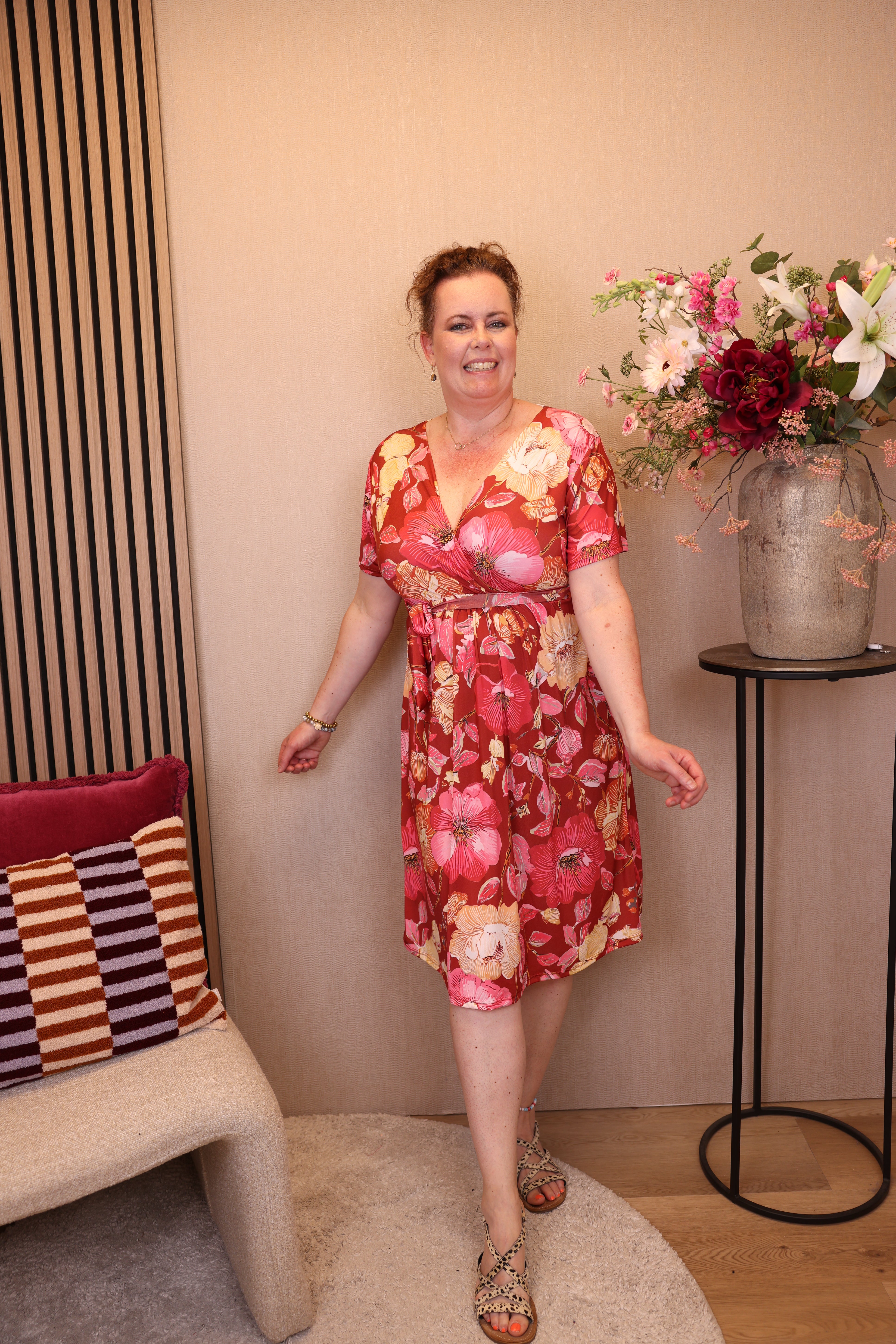 Zahra | Jurk rood