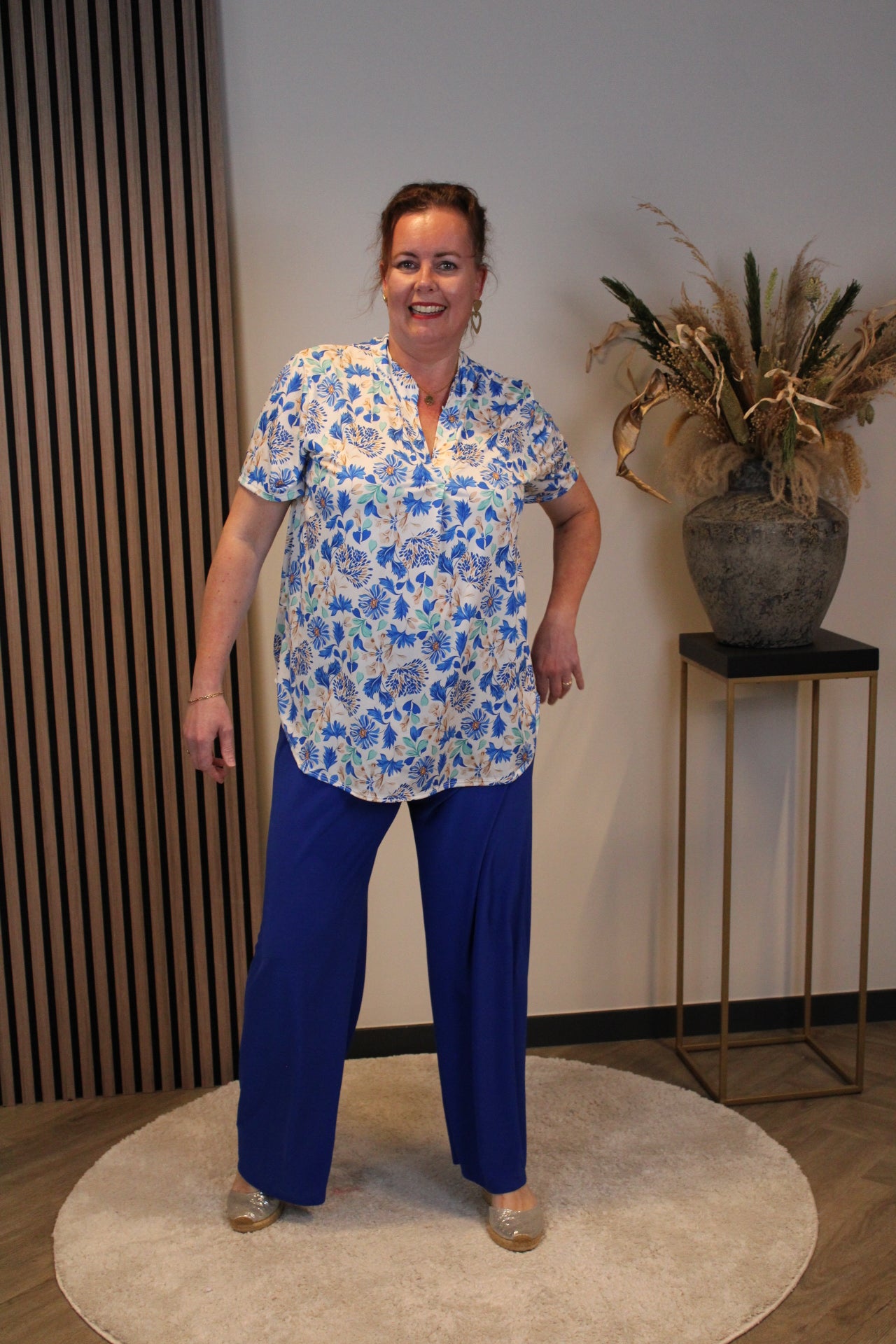 Ellen | Broek kobalt 48 t/m 54