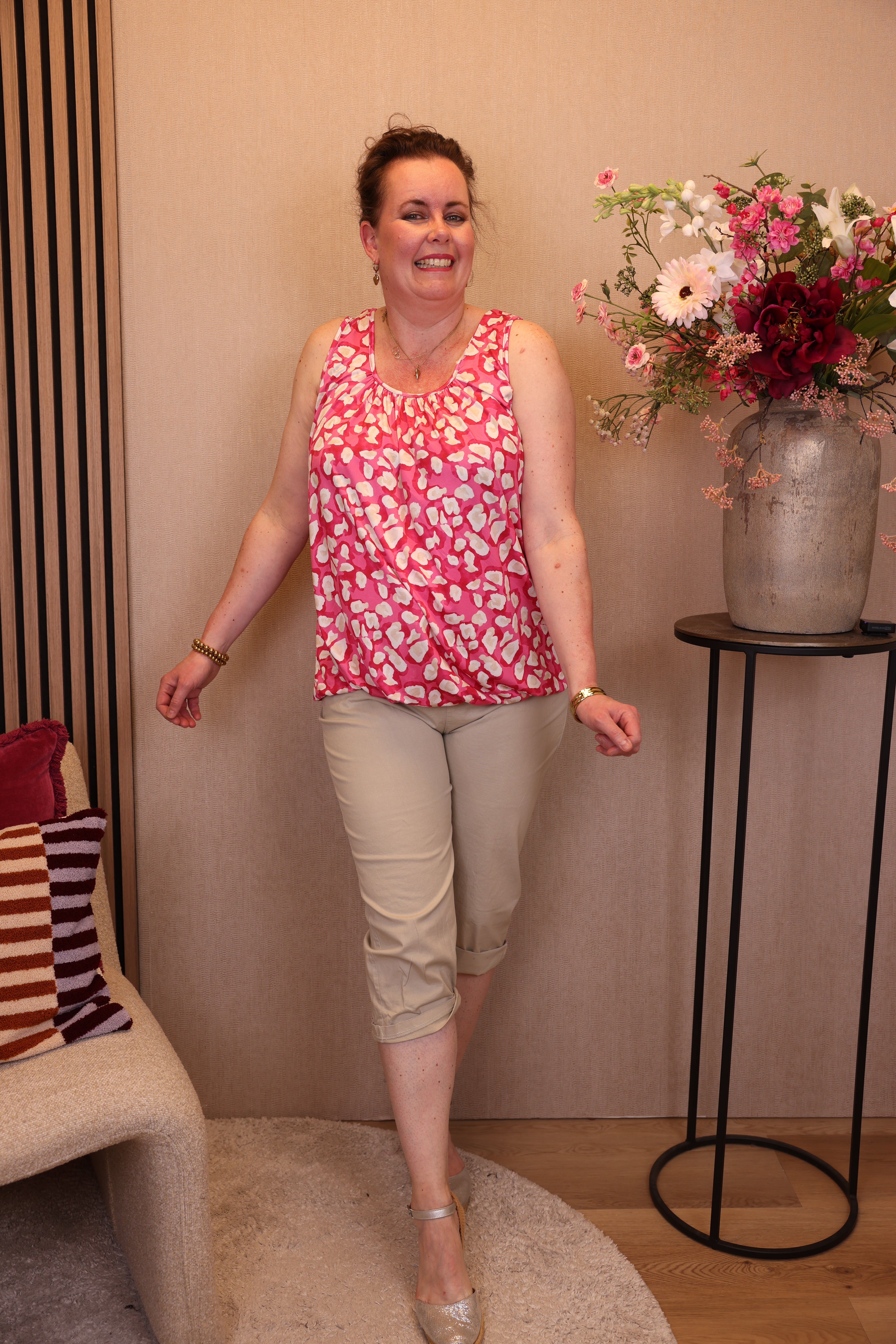 Demi | Ballon top roze