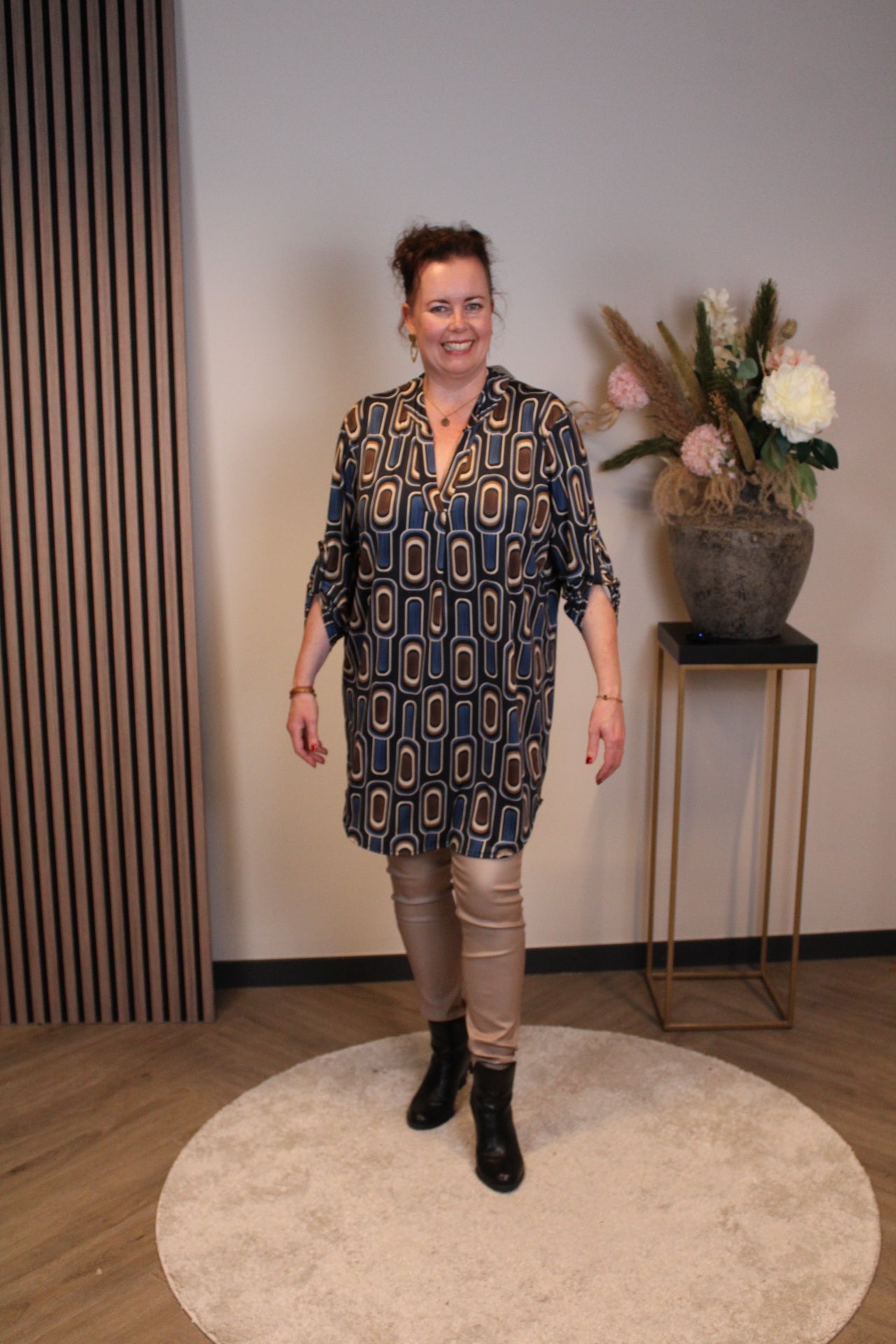 Tineke | tuniek blauw 38 t/m 48